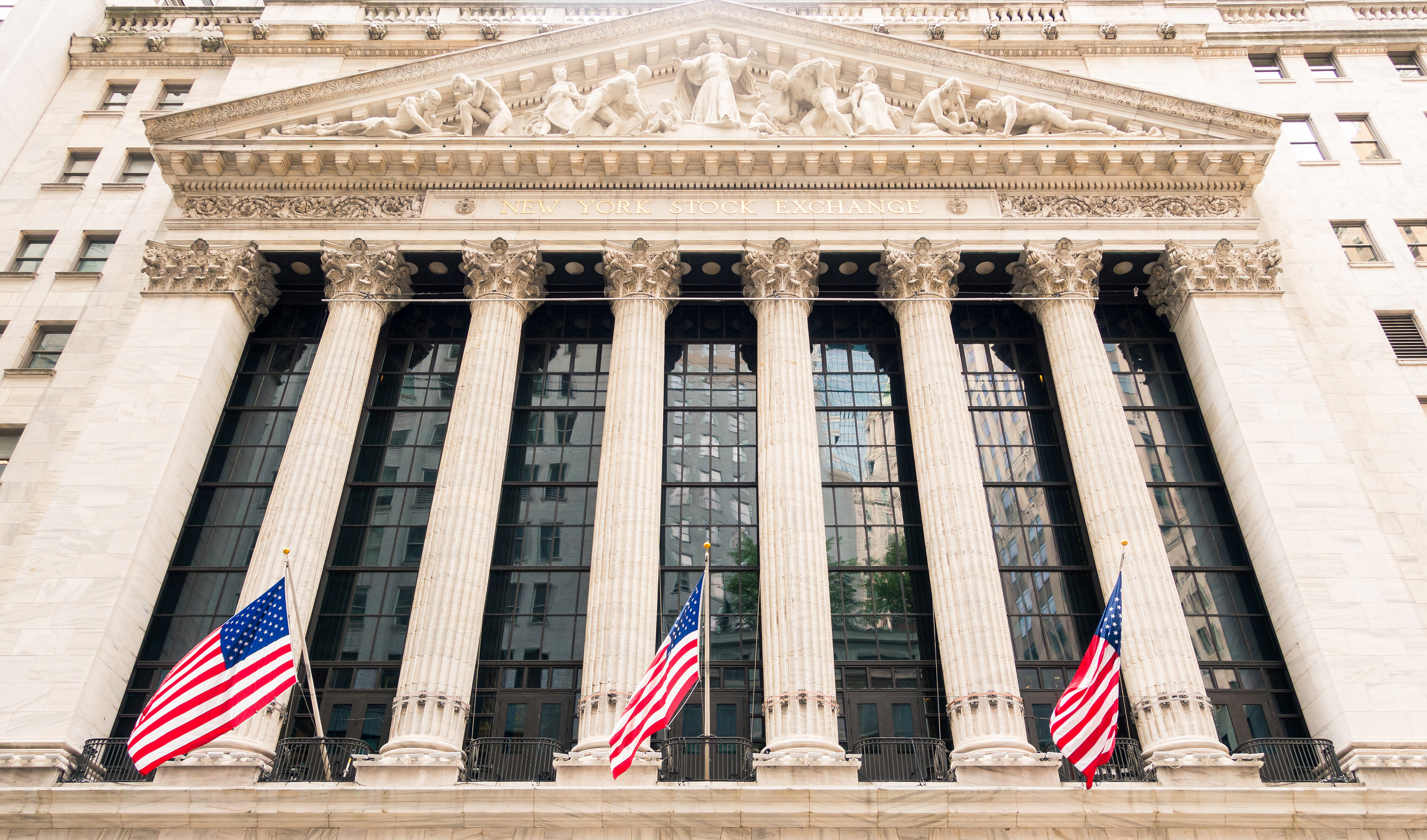 New York Stock Exchange on Wall Street, New York, USA