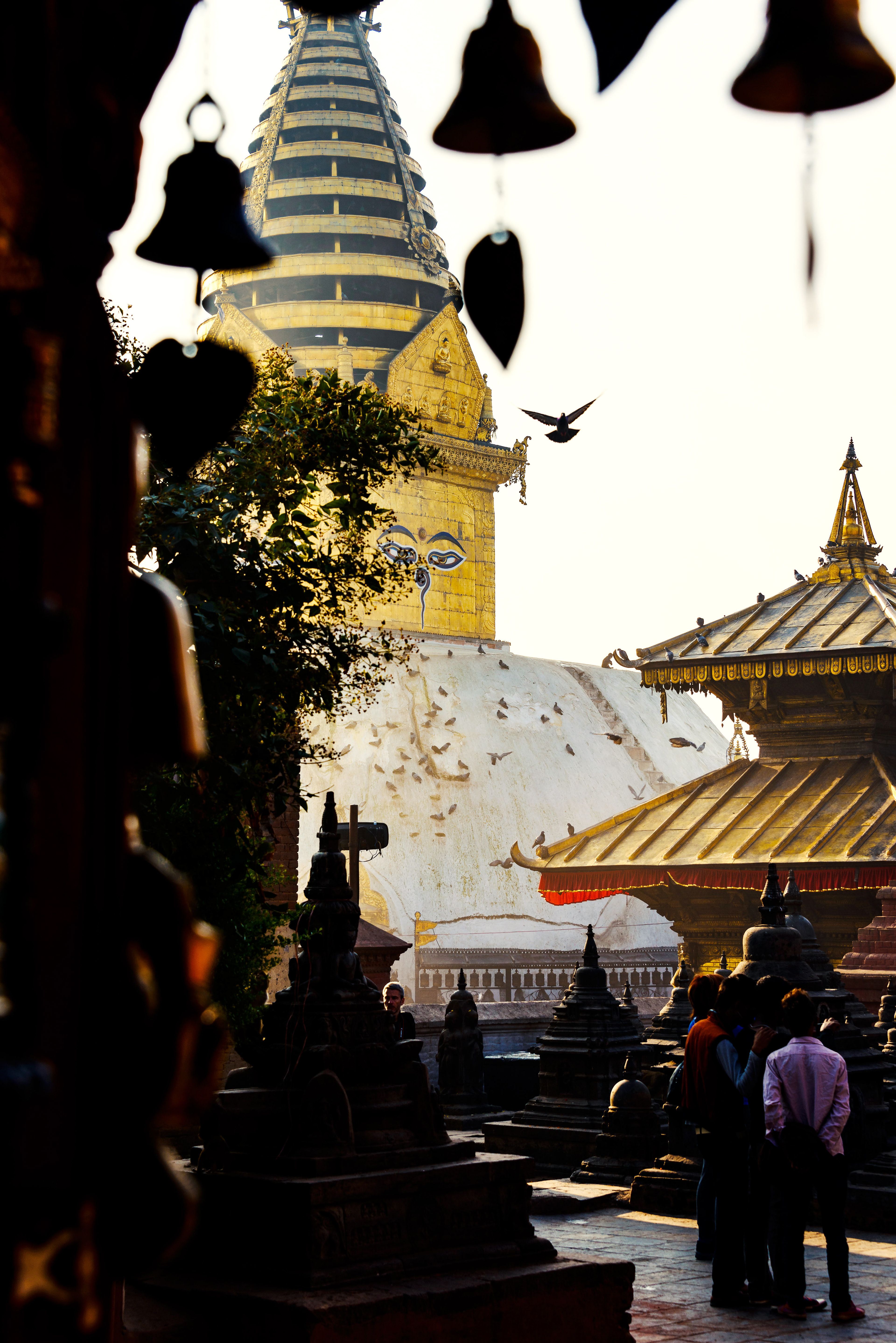 Swayambhunath stupa in Kathmandu, Nepal