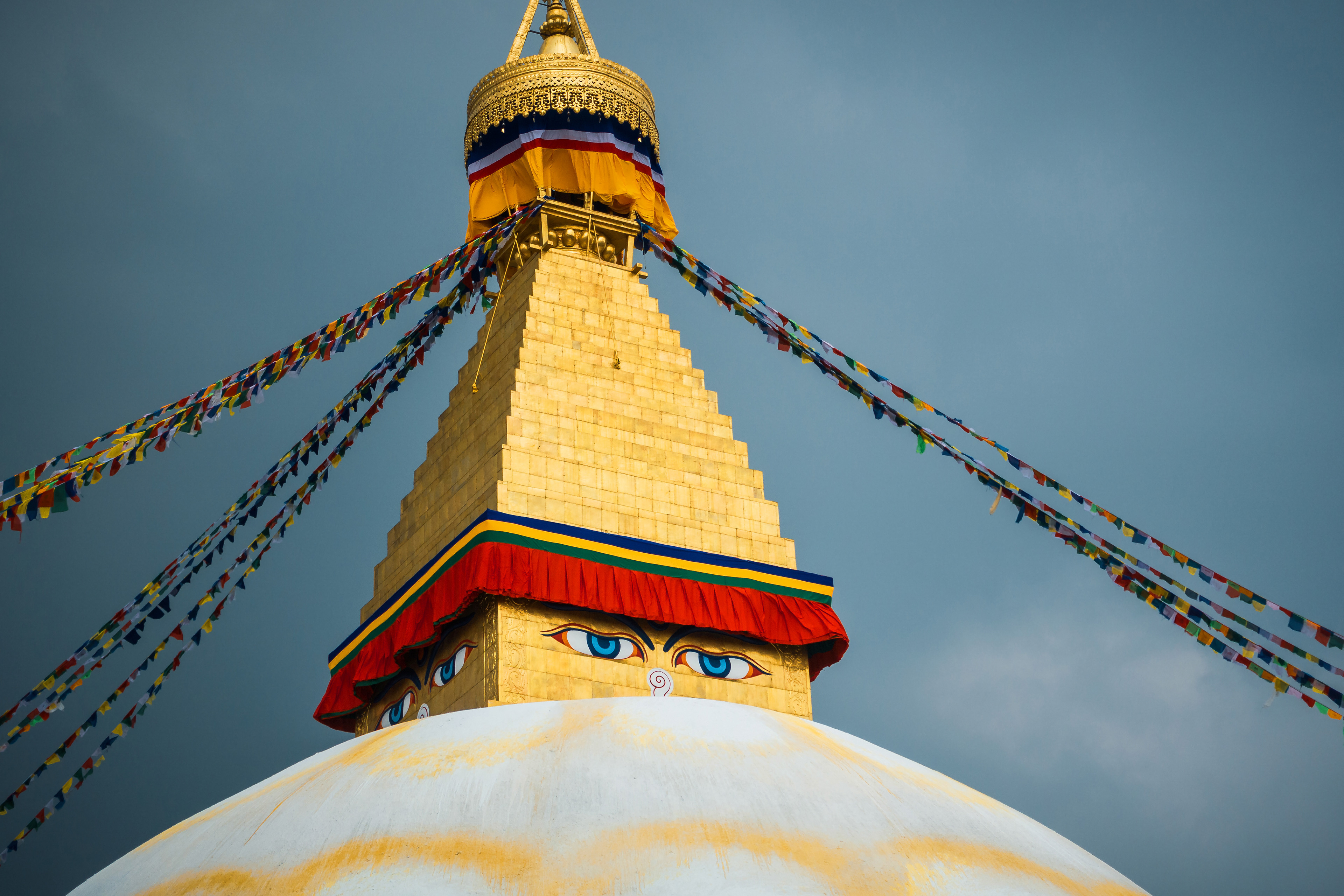 Boudhanath stupa in Kathmandu, Nepal