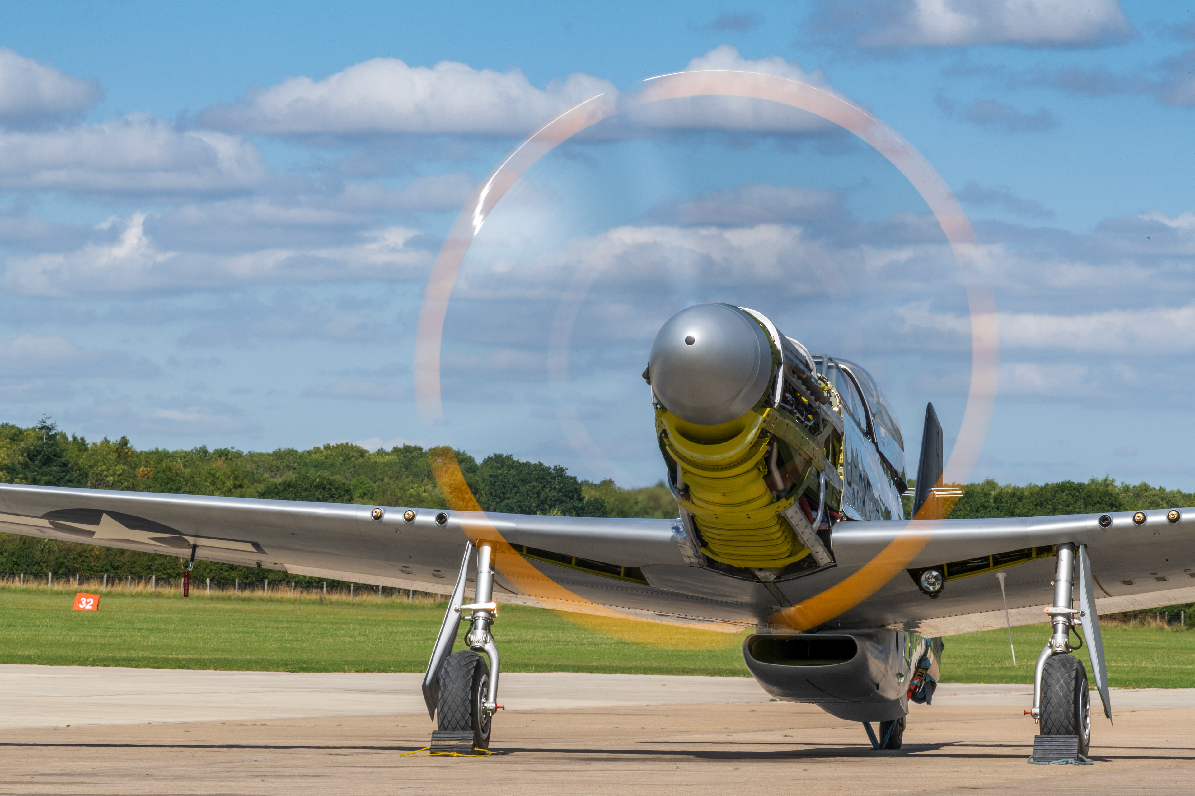 P51 Mustang engine run
