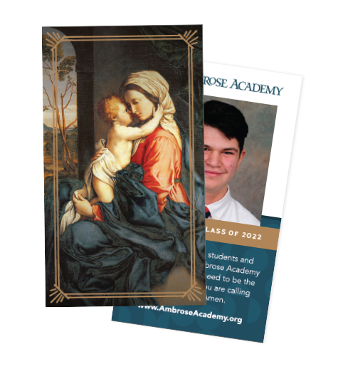 Prayer Cards - customized with student photos.