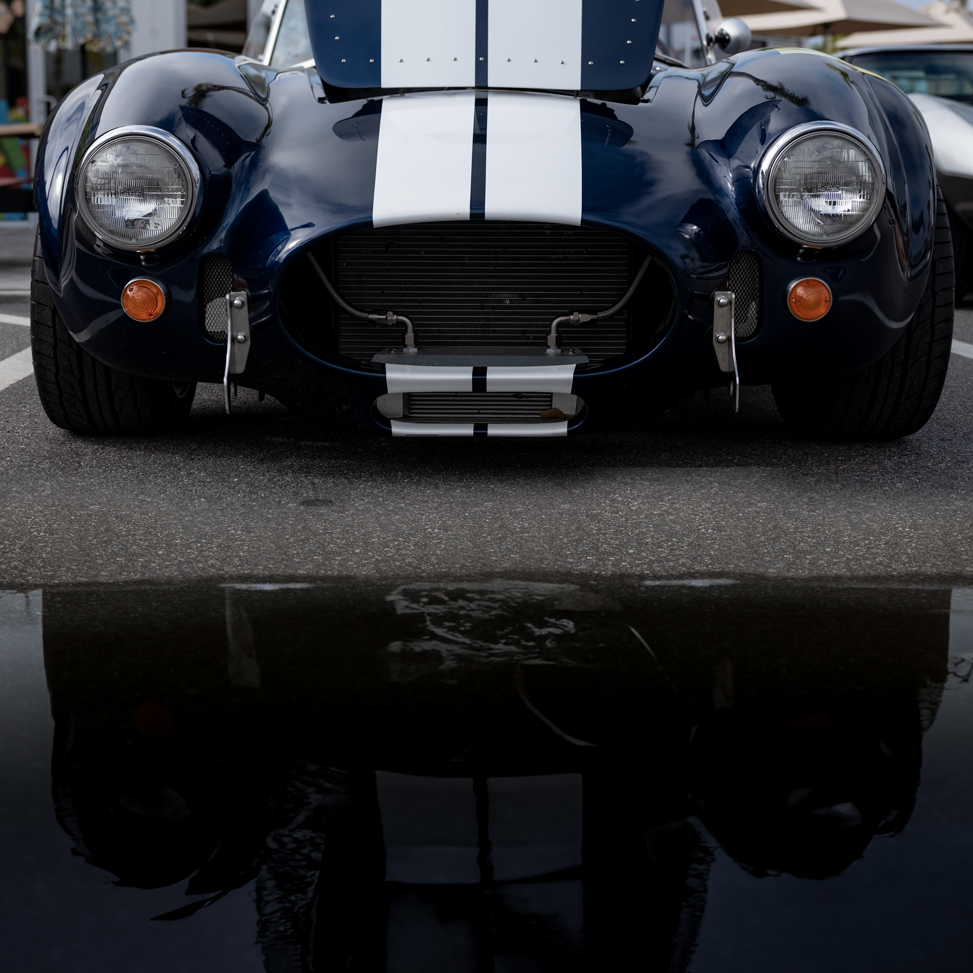 with AI generated water reflection