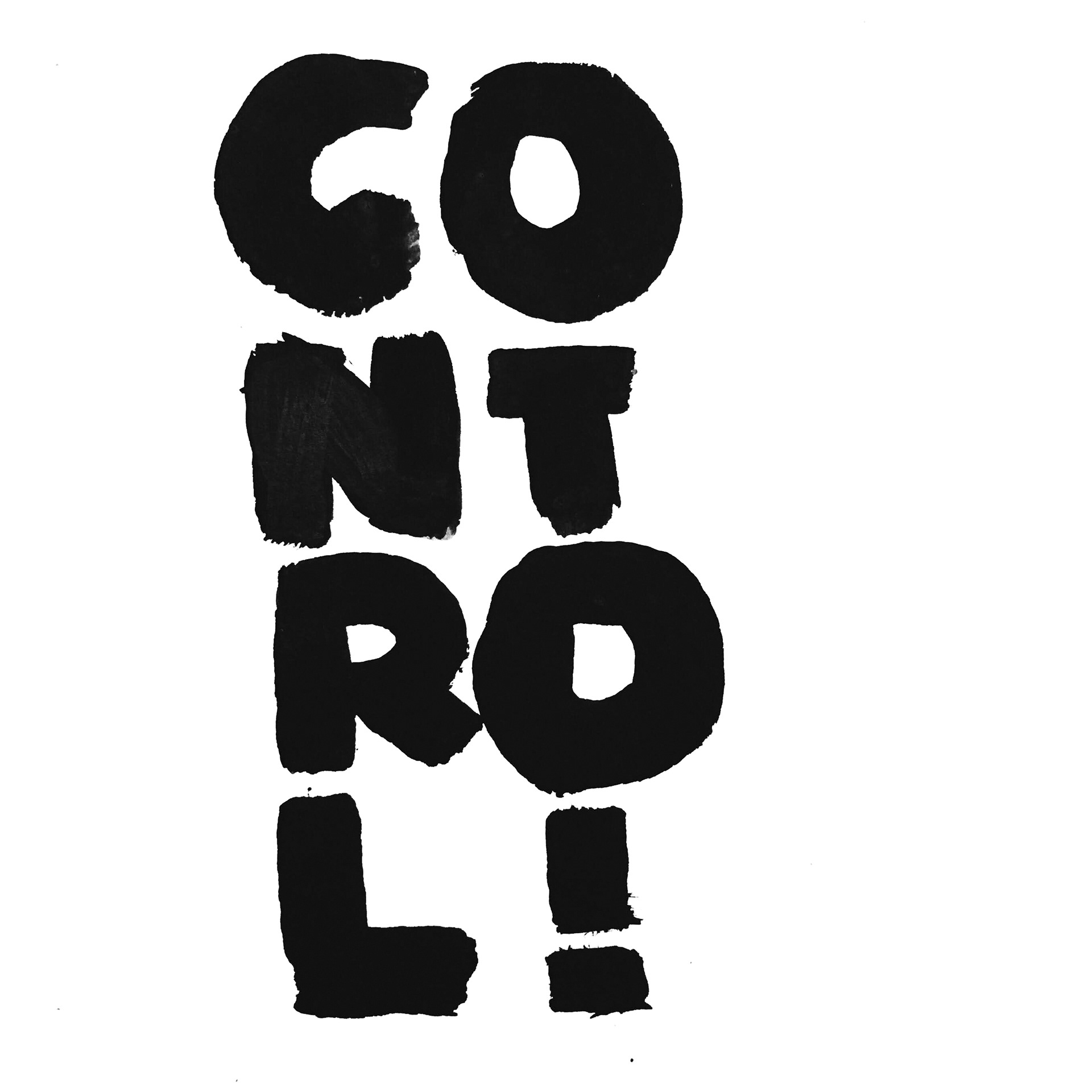 Control typography illustration by Natalie Peralta 