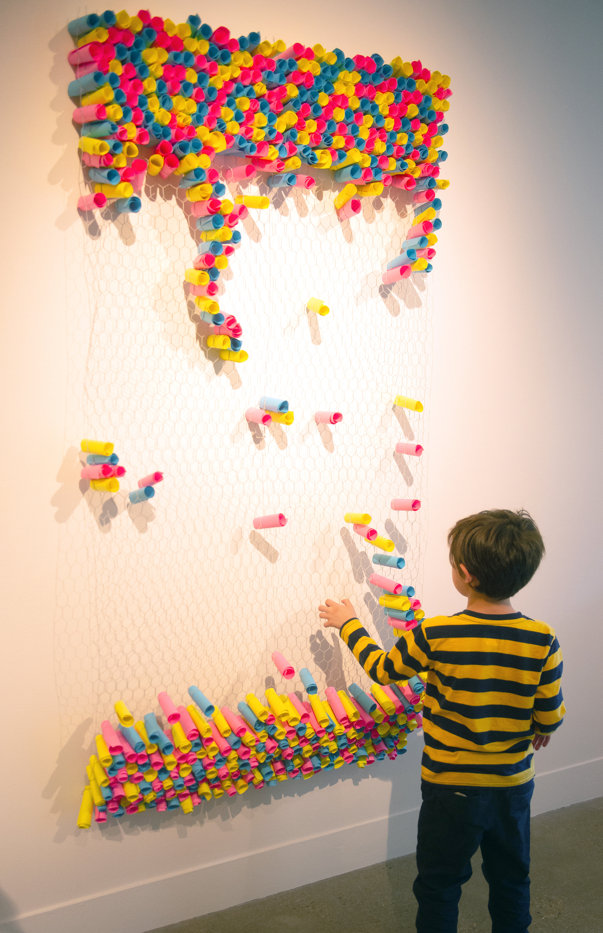 Visitor contributing to the feedback loop