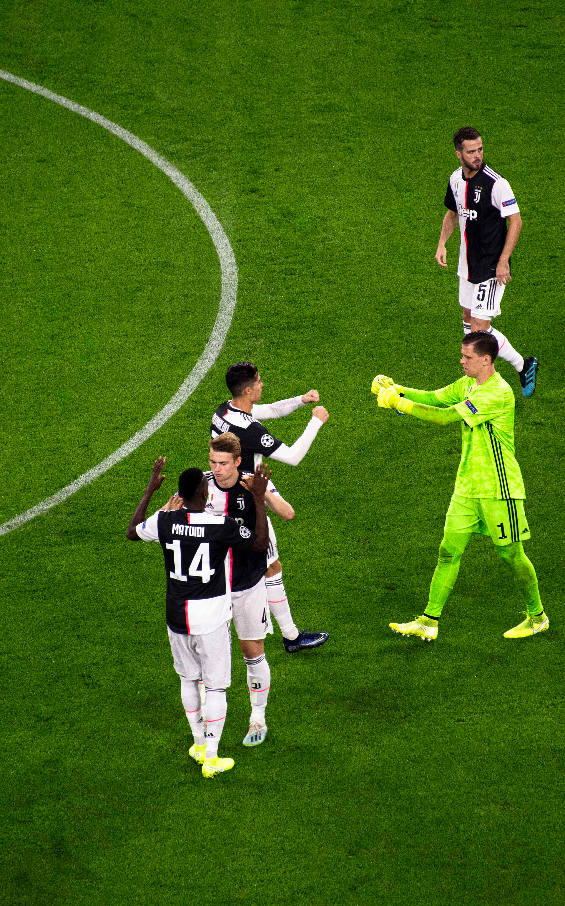 MATUIDI, DE LIGT, RONALDO, SZCZESNY, PJANIC