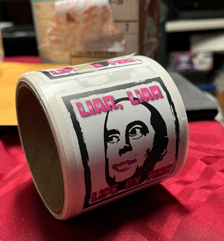 Liar Liar Stickers