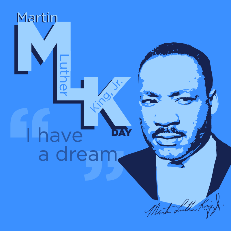 MLK Day Social Media Graphic