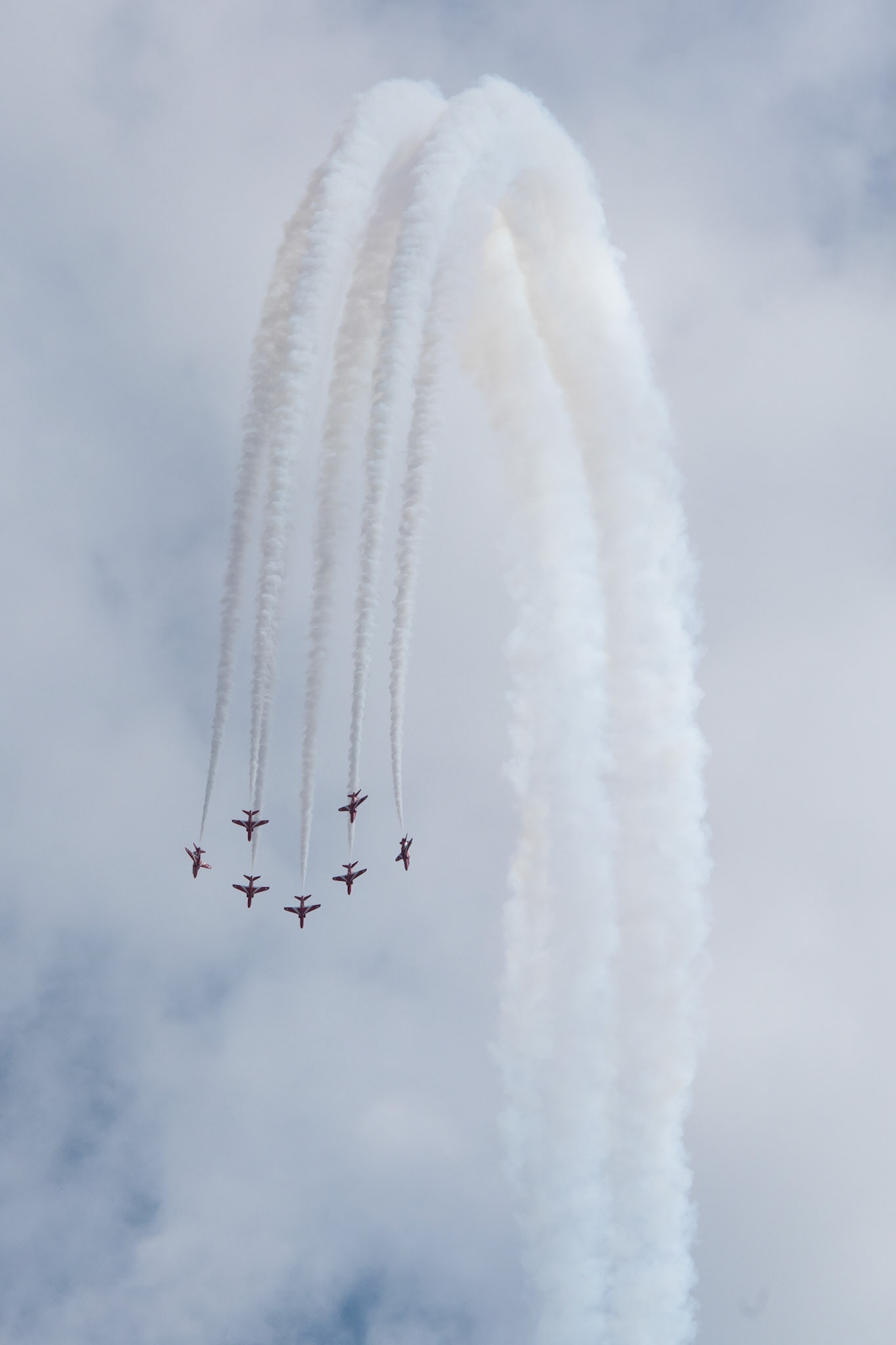 RAF Cosford Airshow | Red Arrows | Vertical Break | 2019
