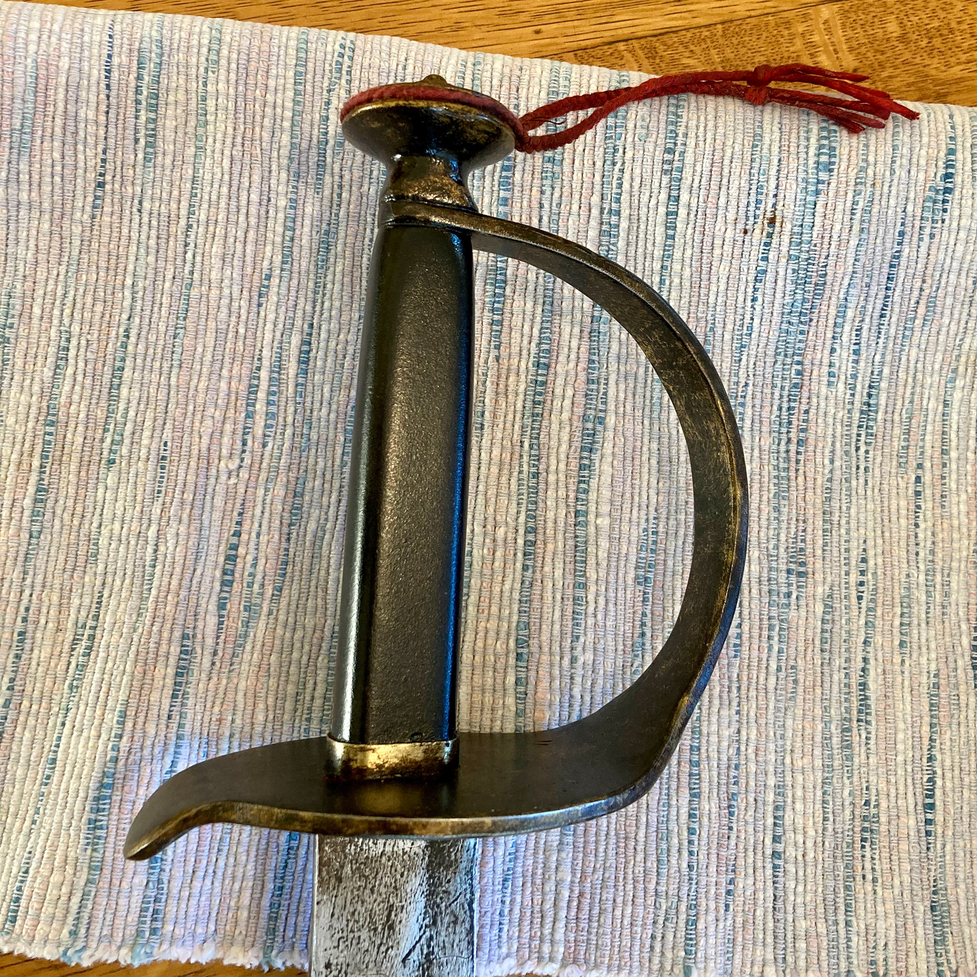 Finished handle and guard