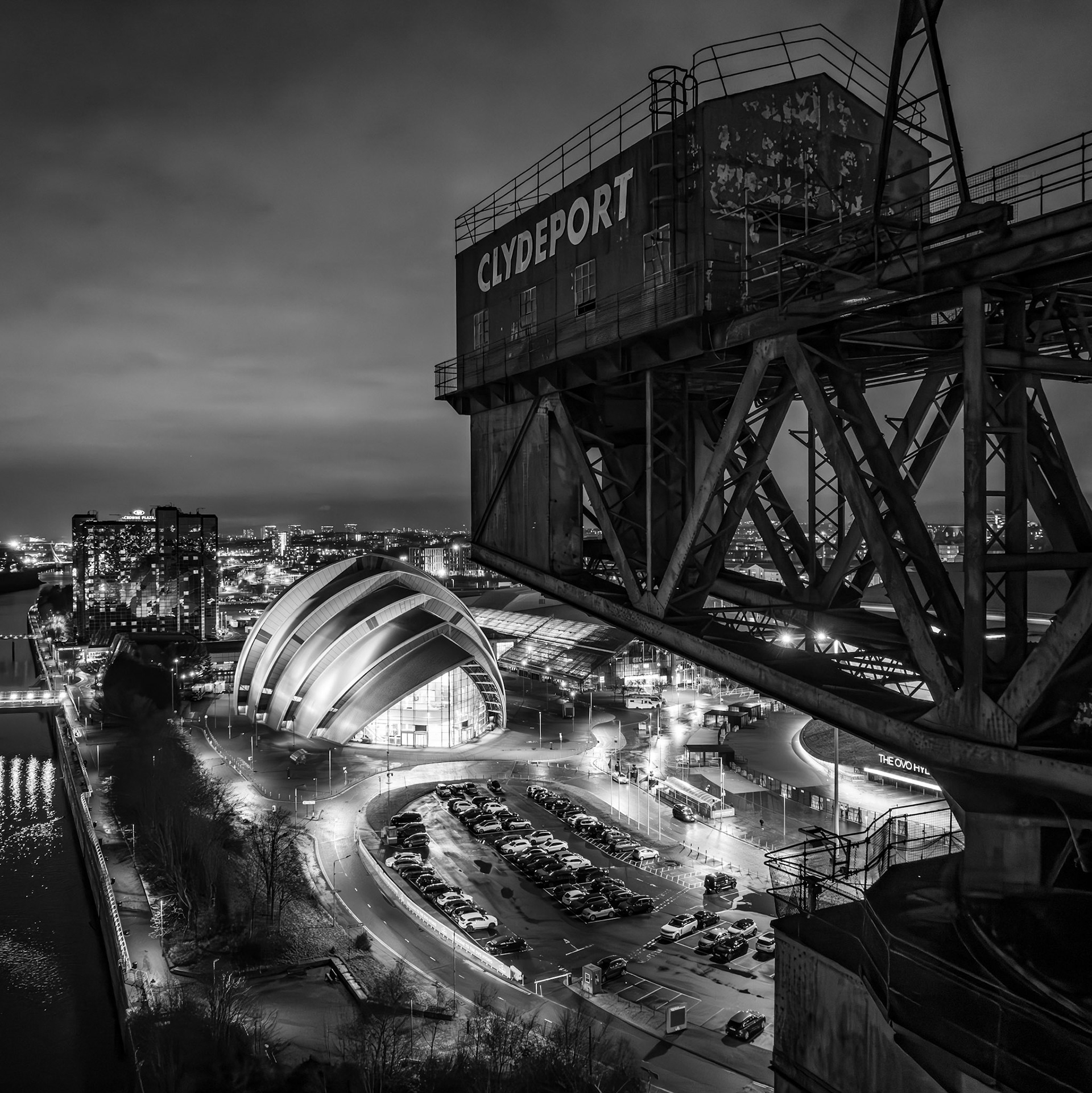 Finnieston Crane and The Armadillo