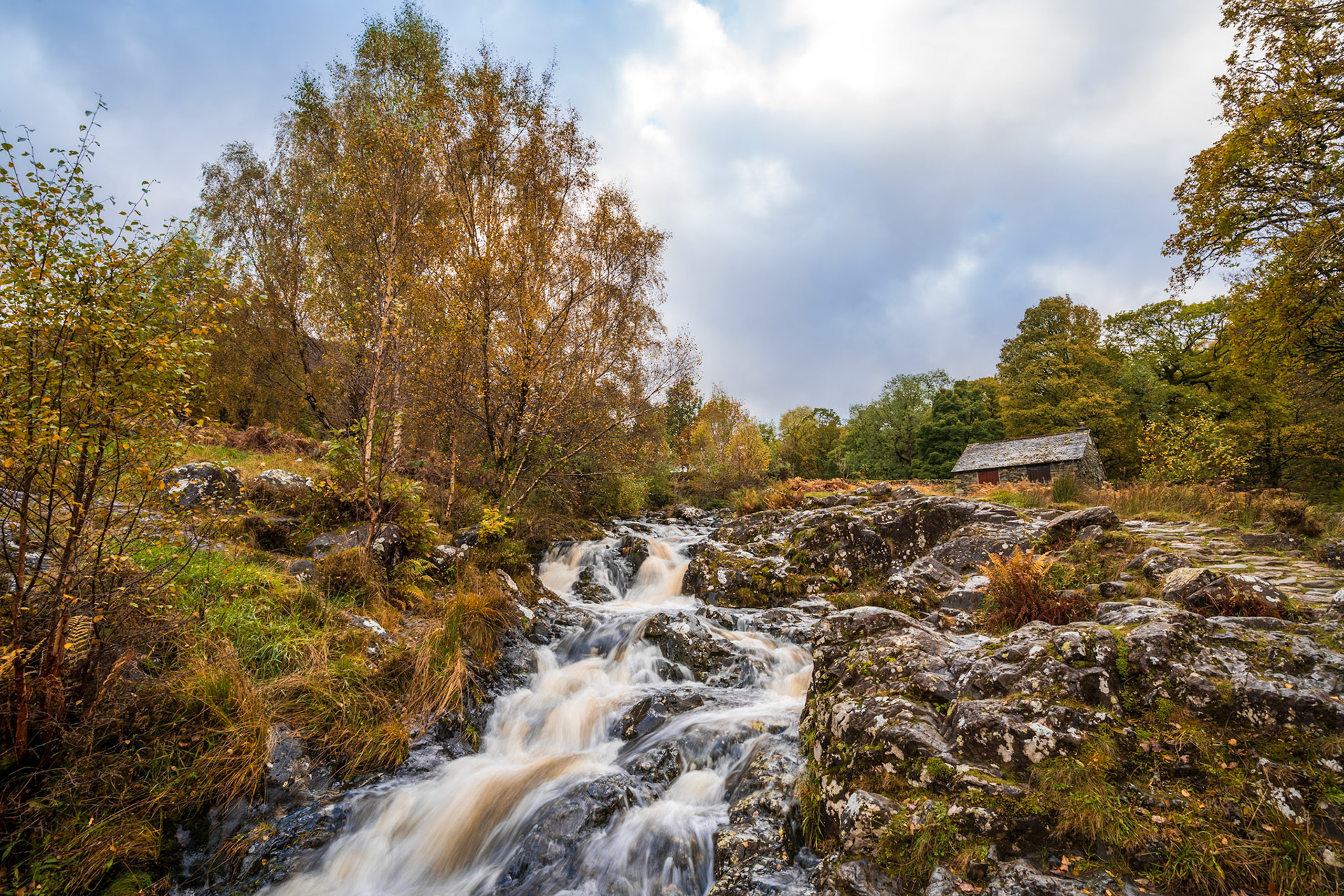 Ashness Bridge (upper falls)