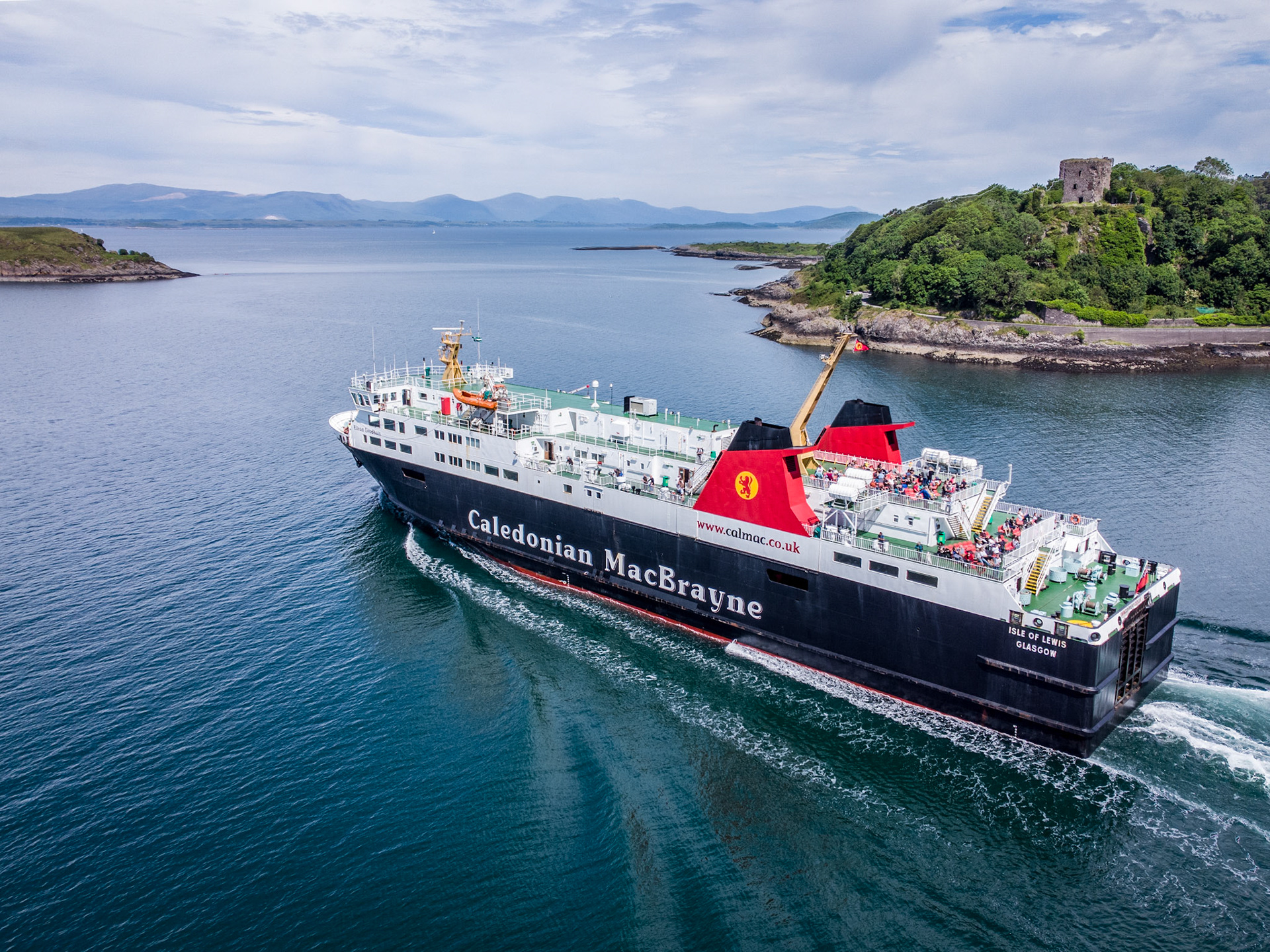 Departing Oban for the islands