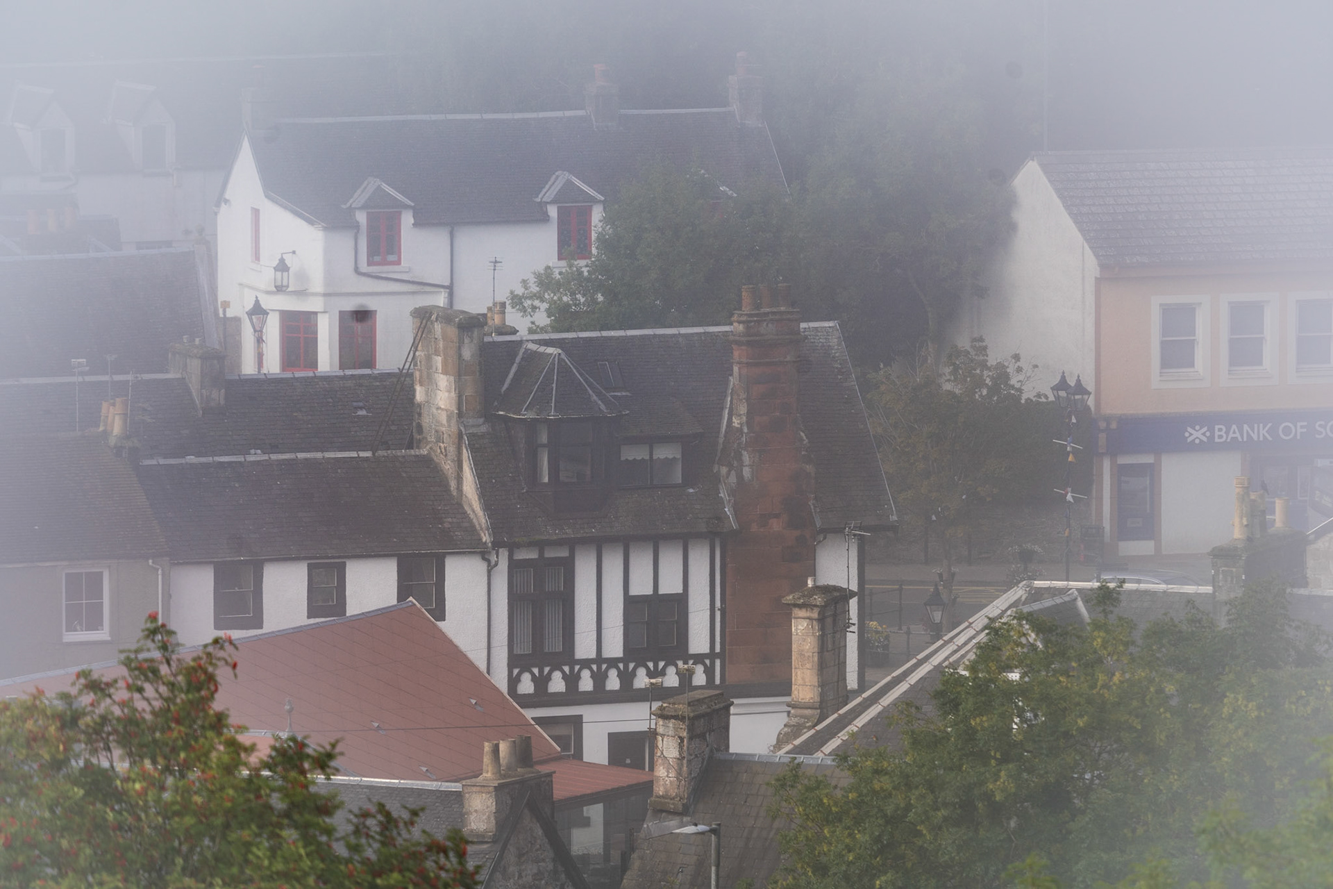 Tudor in the mist