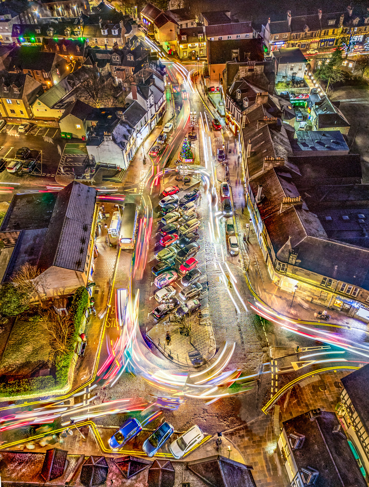 Common Green Light Trails