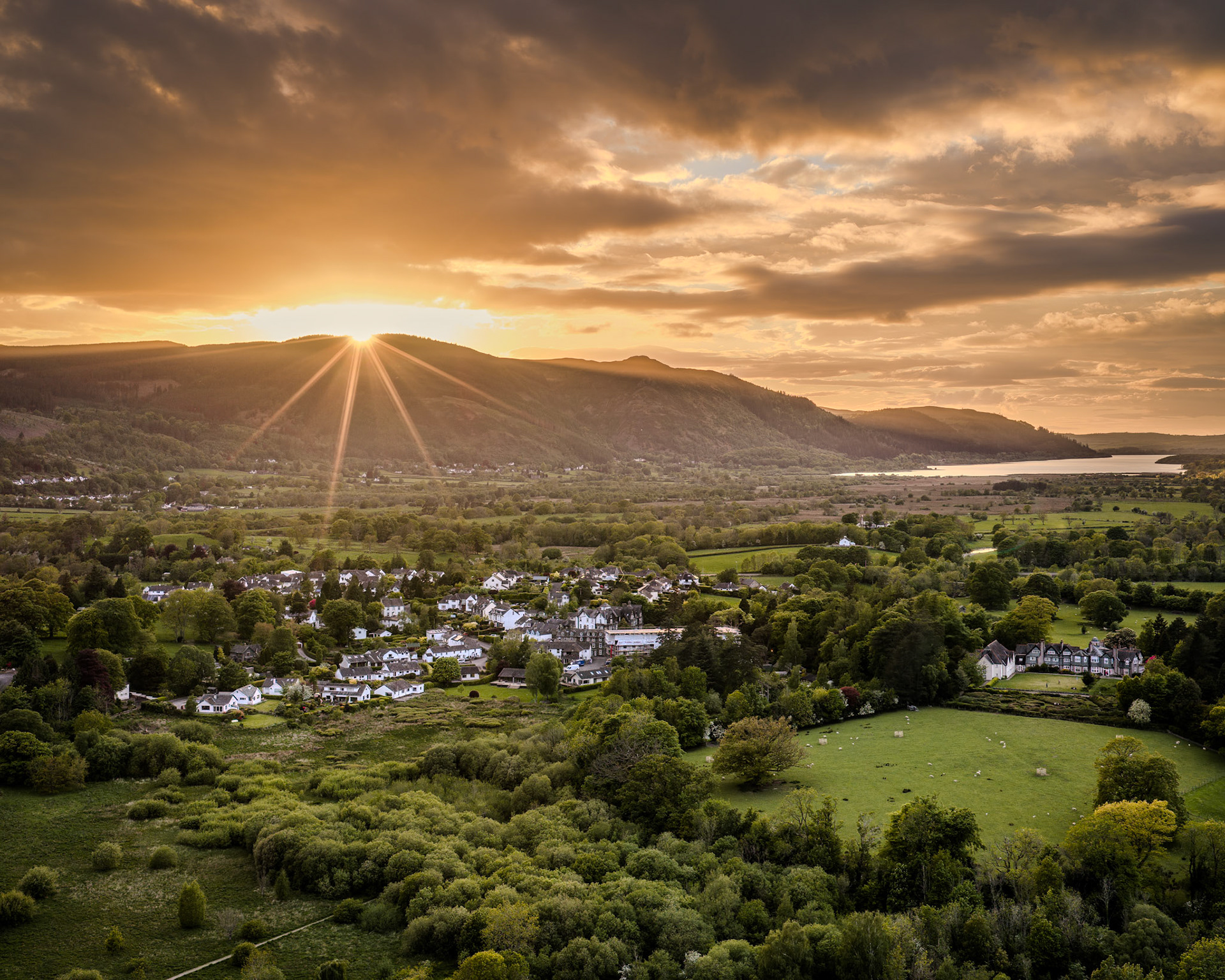 Portinscale Sunset - Lake District