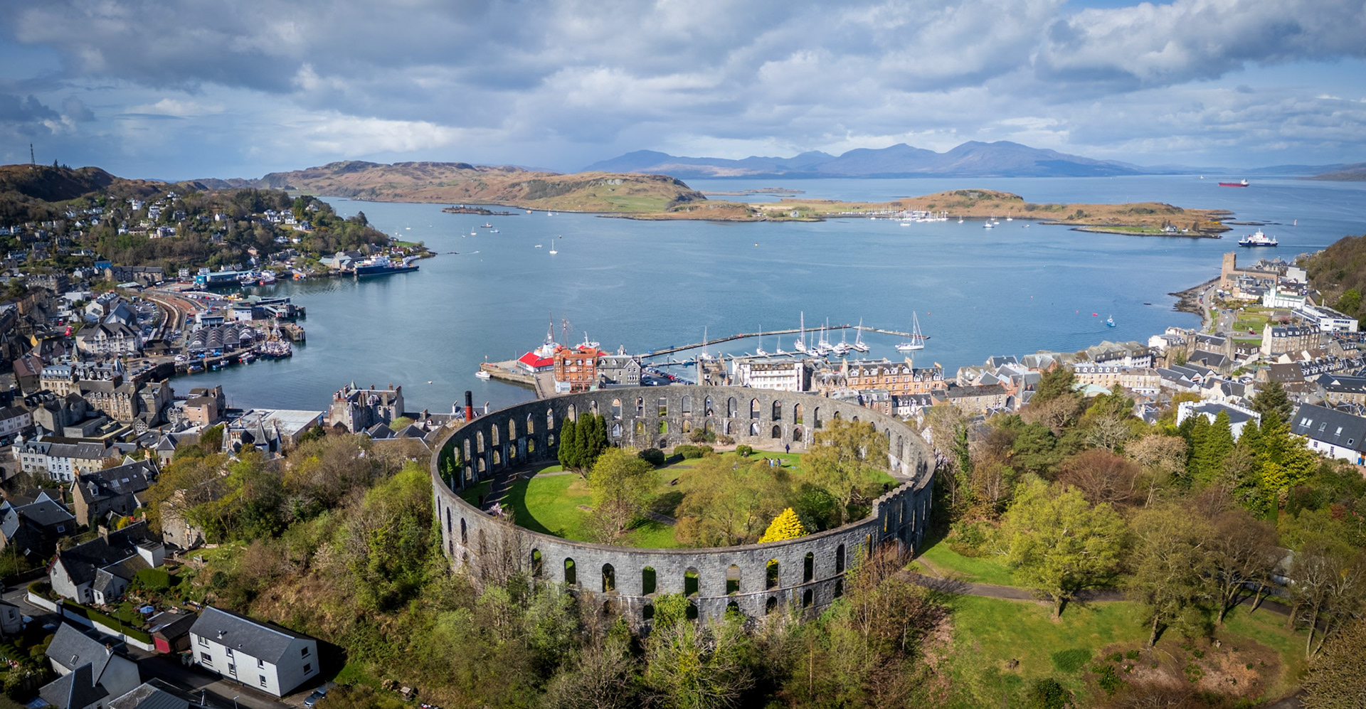 McCaig's Tower and Oban Bay