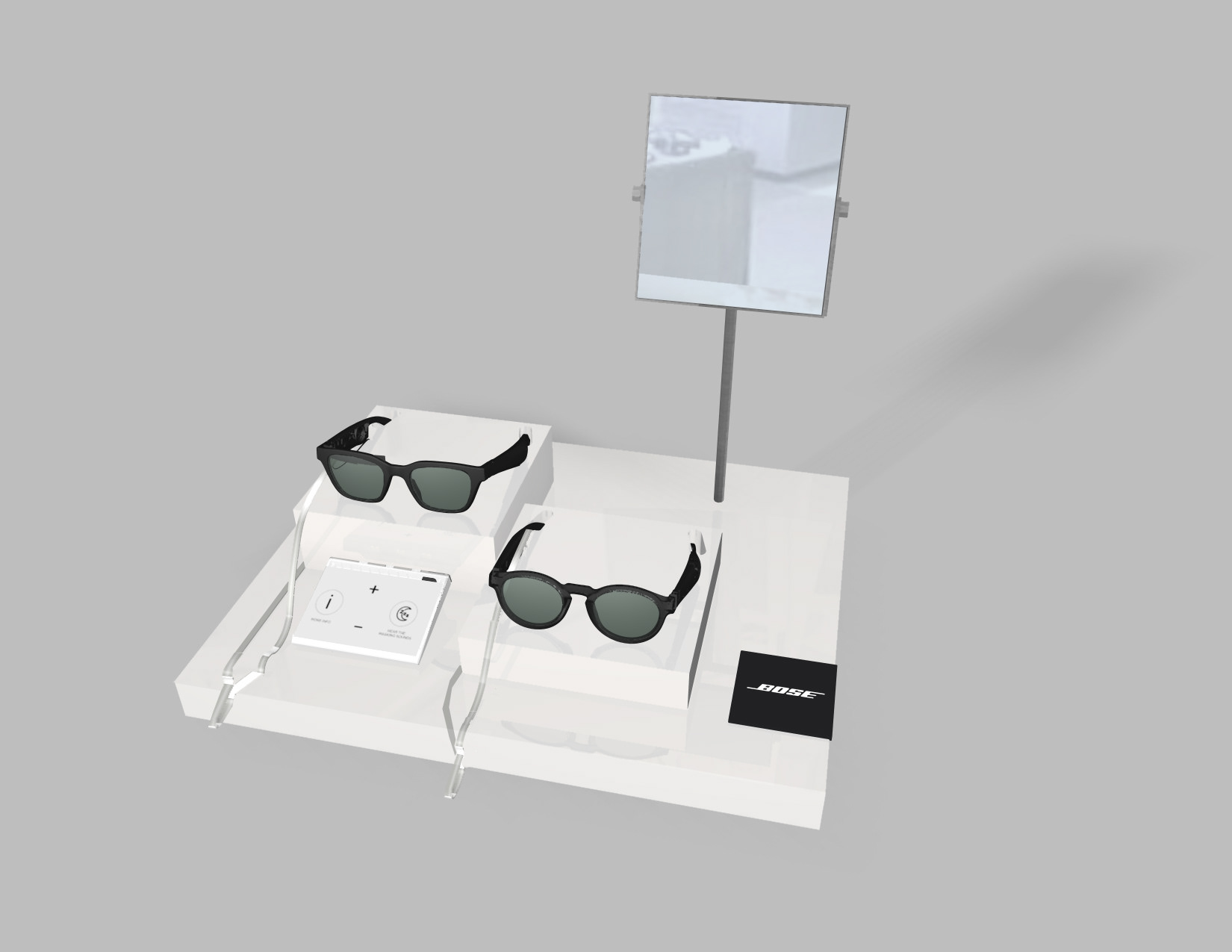 eyewear on-case display
