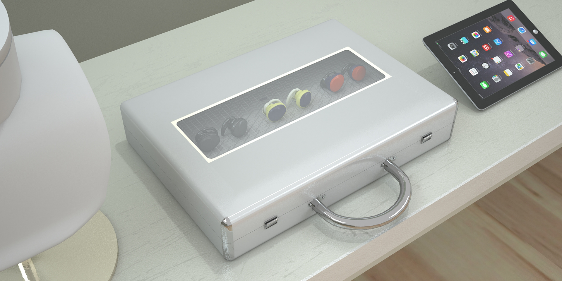 BOSE SoundSport free concept - attache with product window
