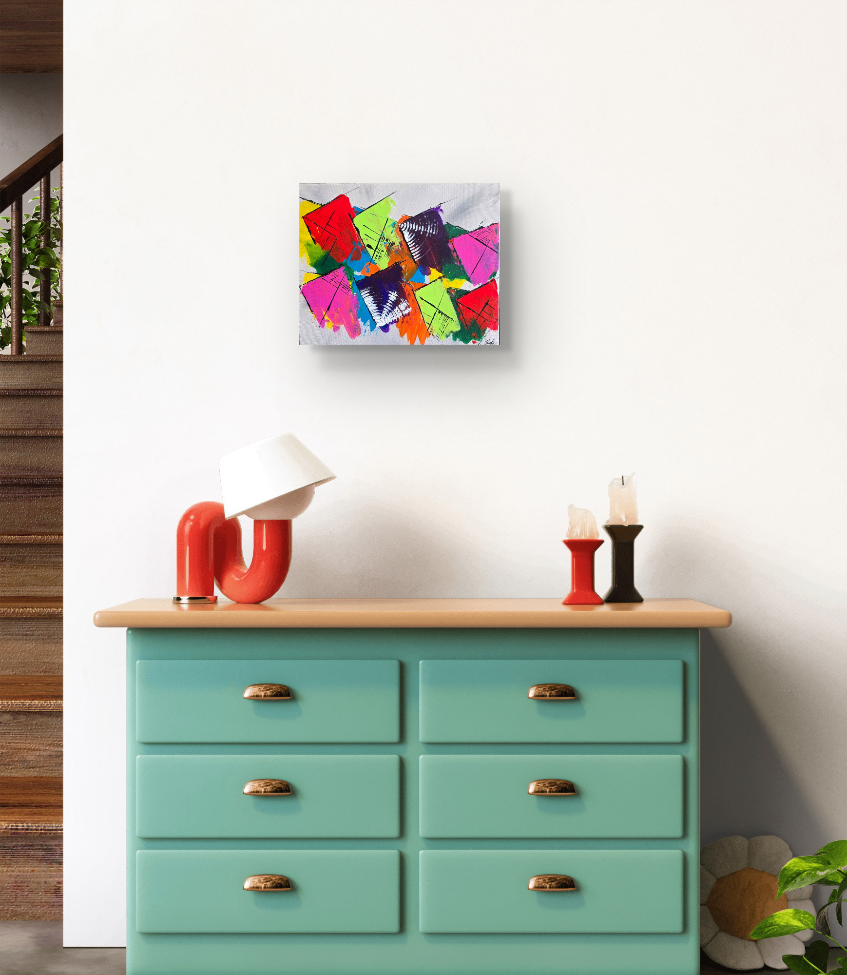 "Funny game", 33x41, 2018.