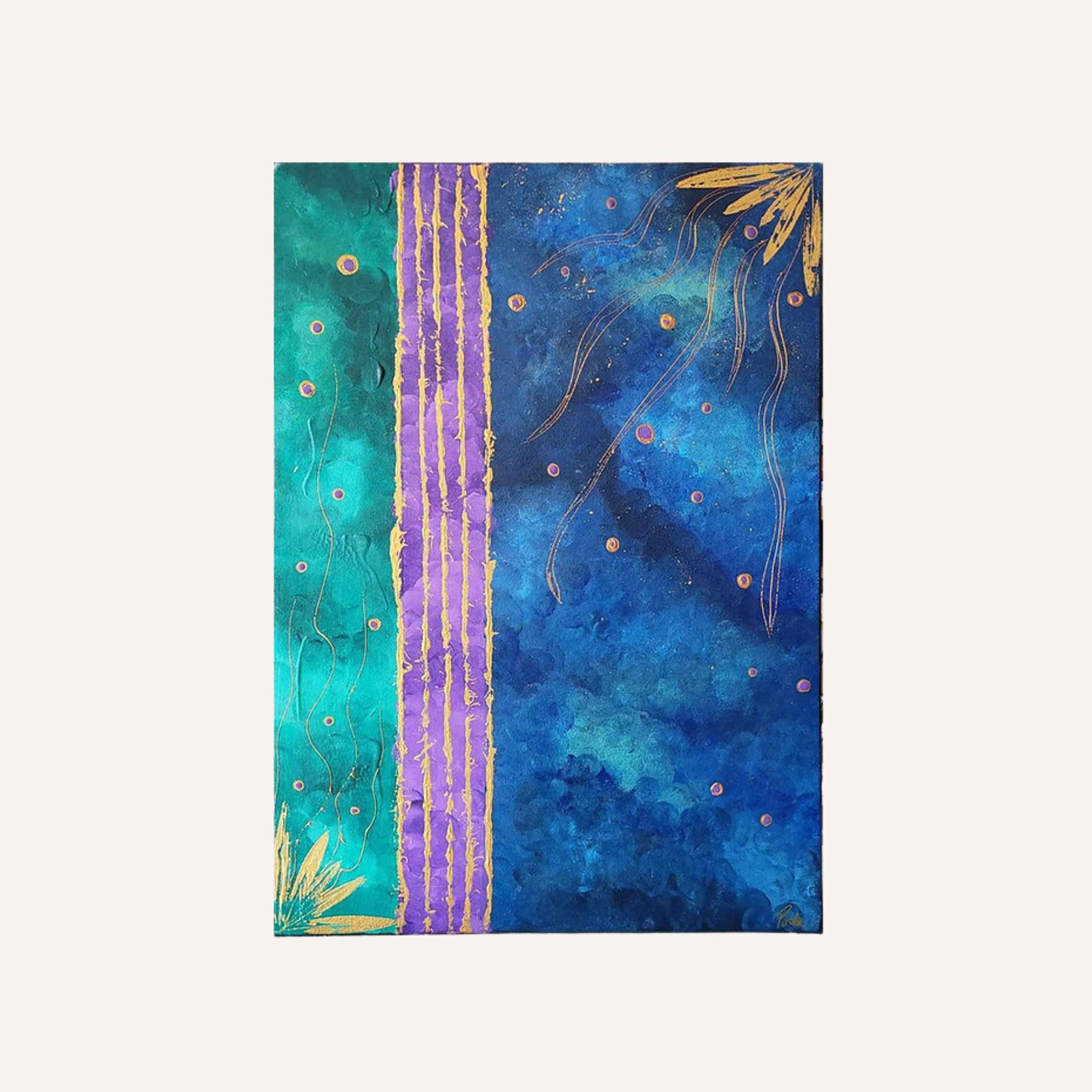 "Deep trip", 50x70, 2023. Tarif: 300 euros.