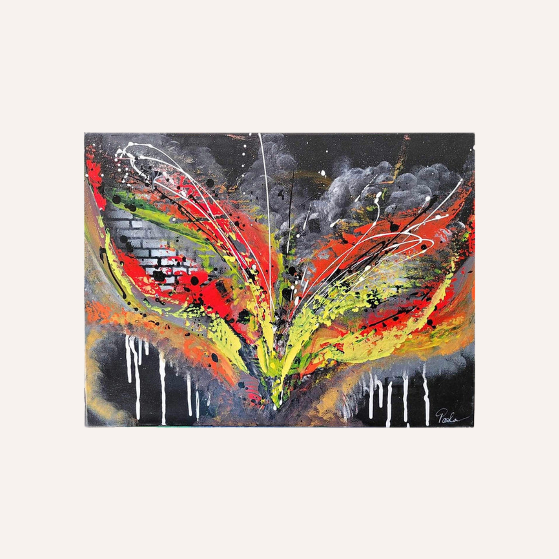 "Point final", 46x61, 2020. Tarif: 240 euros.