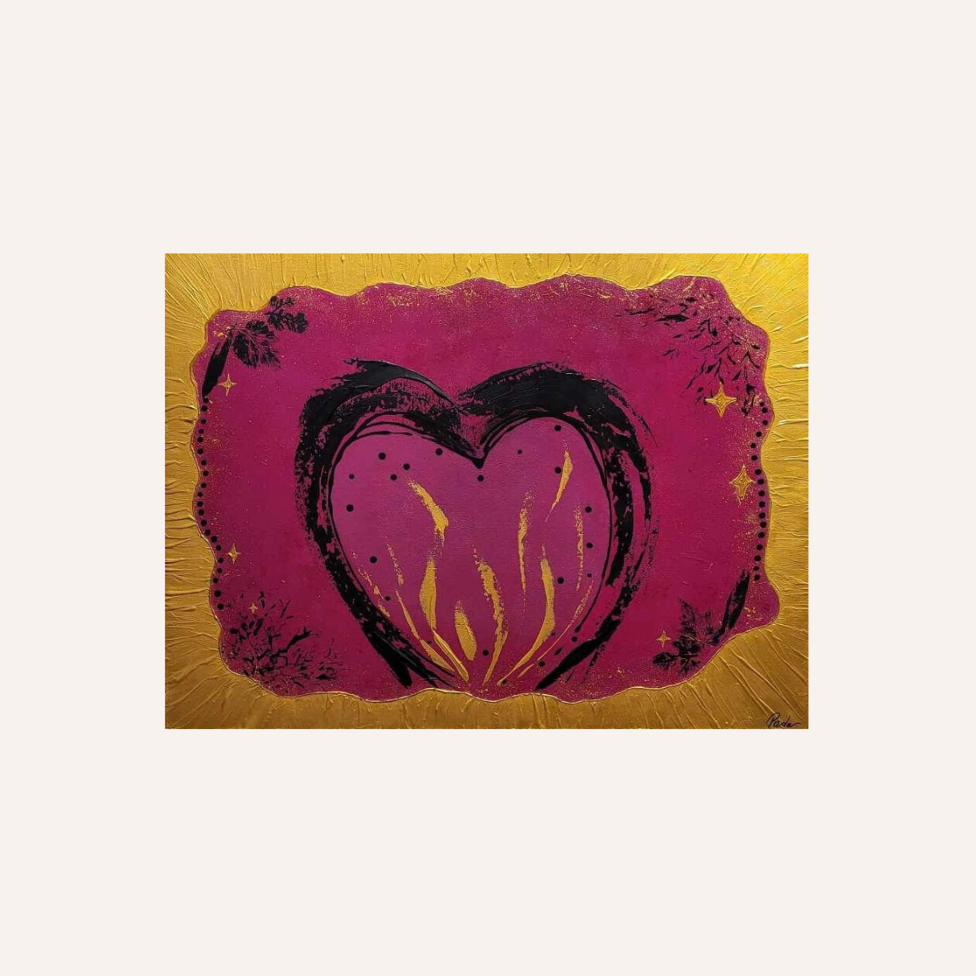 "Love is all we need", 80x60, 2023. Collection privée.