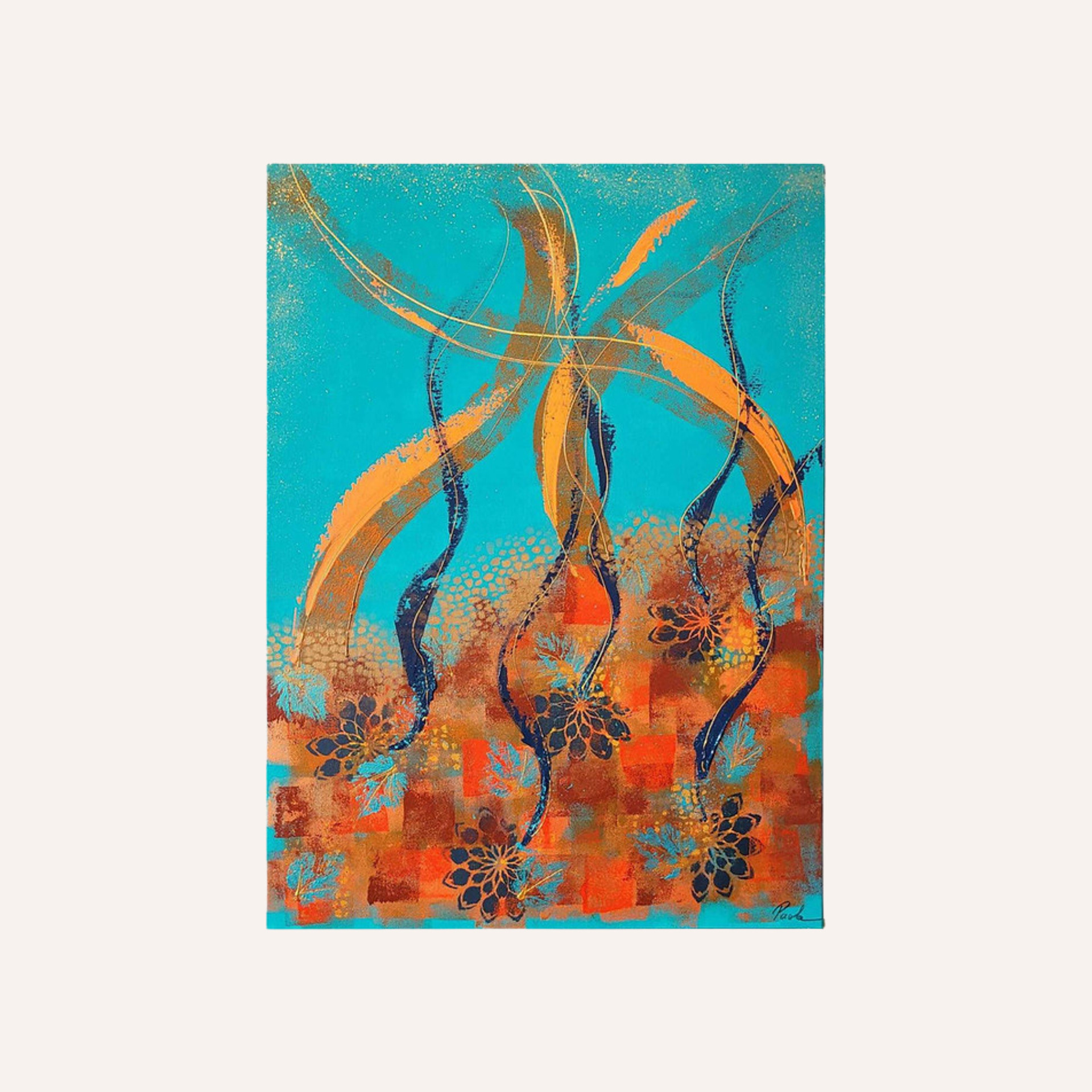 "Summer time", 50x70, 2023. Collection privée.