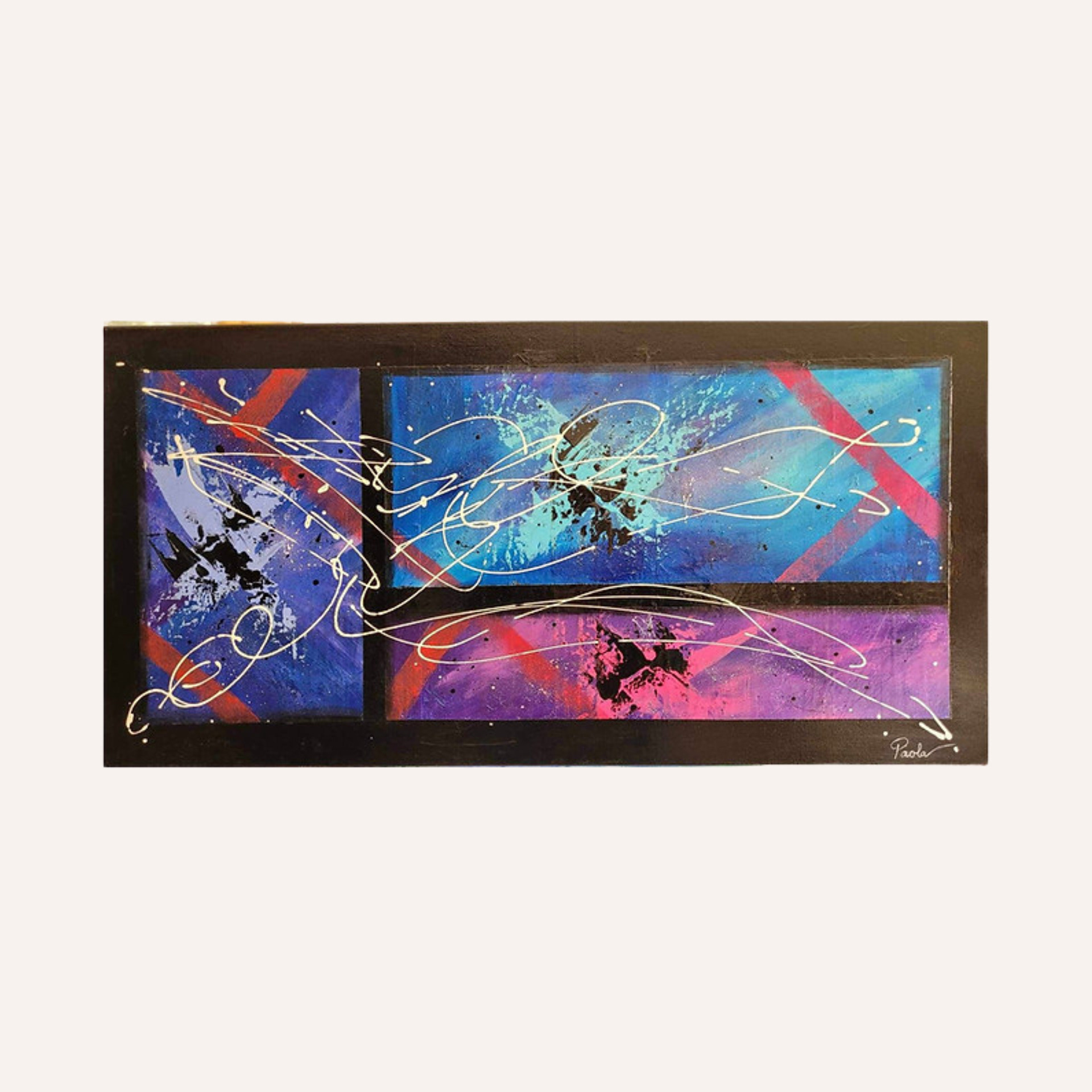 "Horizon", 50x100, toile 3D, 2020. Tarif: 500 euros.