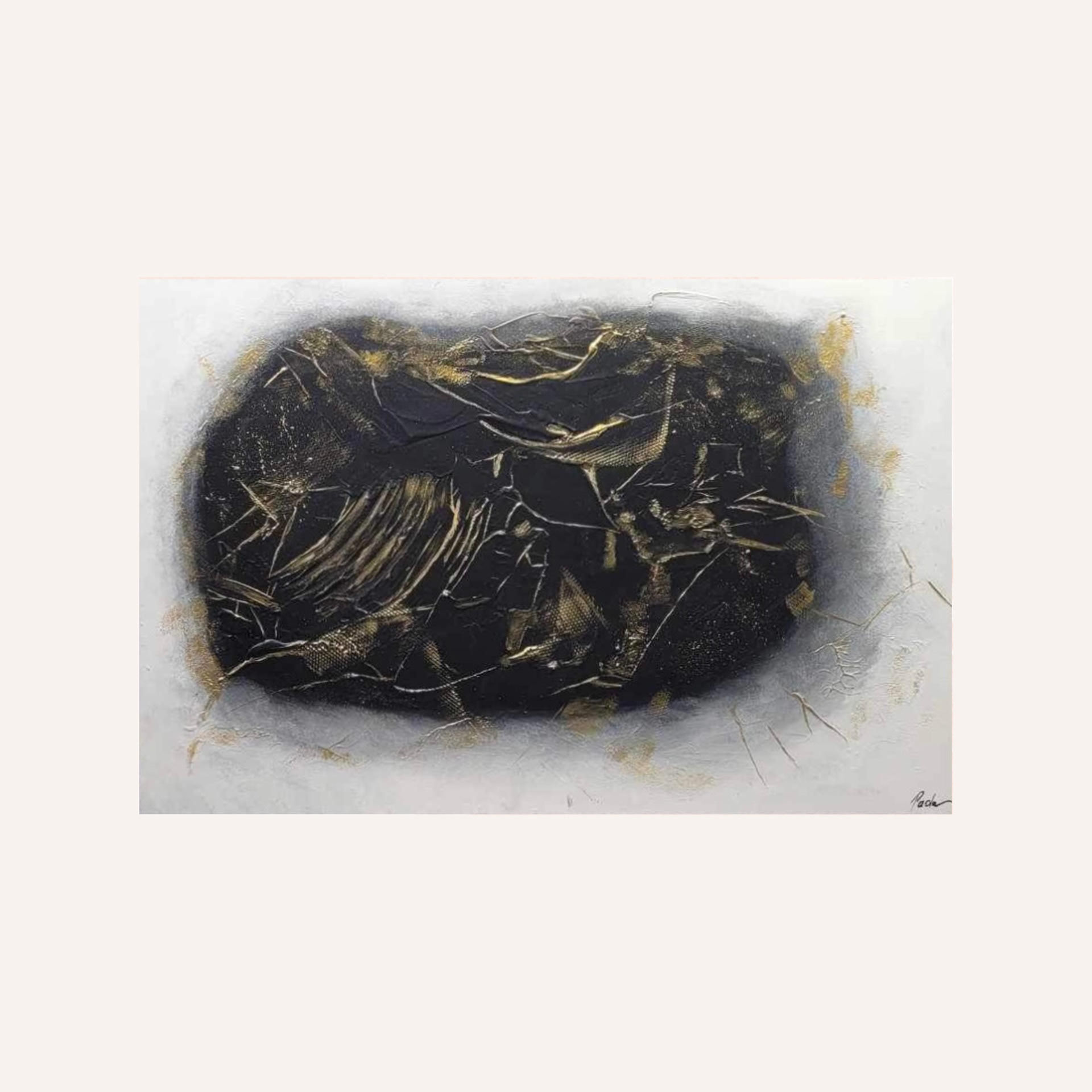 "Spaccatura", 81x54, 2022. Collection privée.