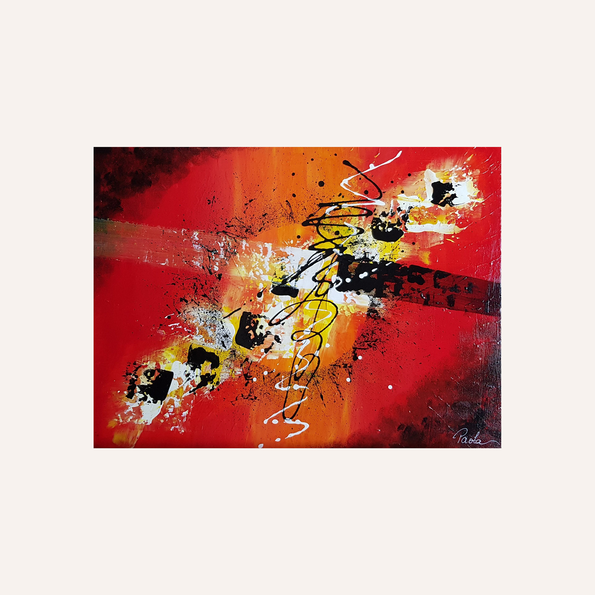 "Molten", 46x61, 2020. Collection privée.