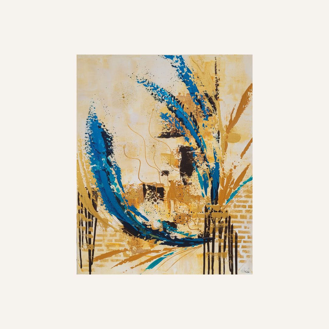 "Courage to change", 50x70, 2024. Collection privée.