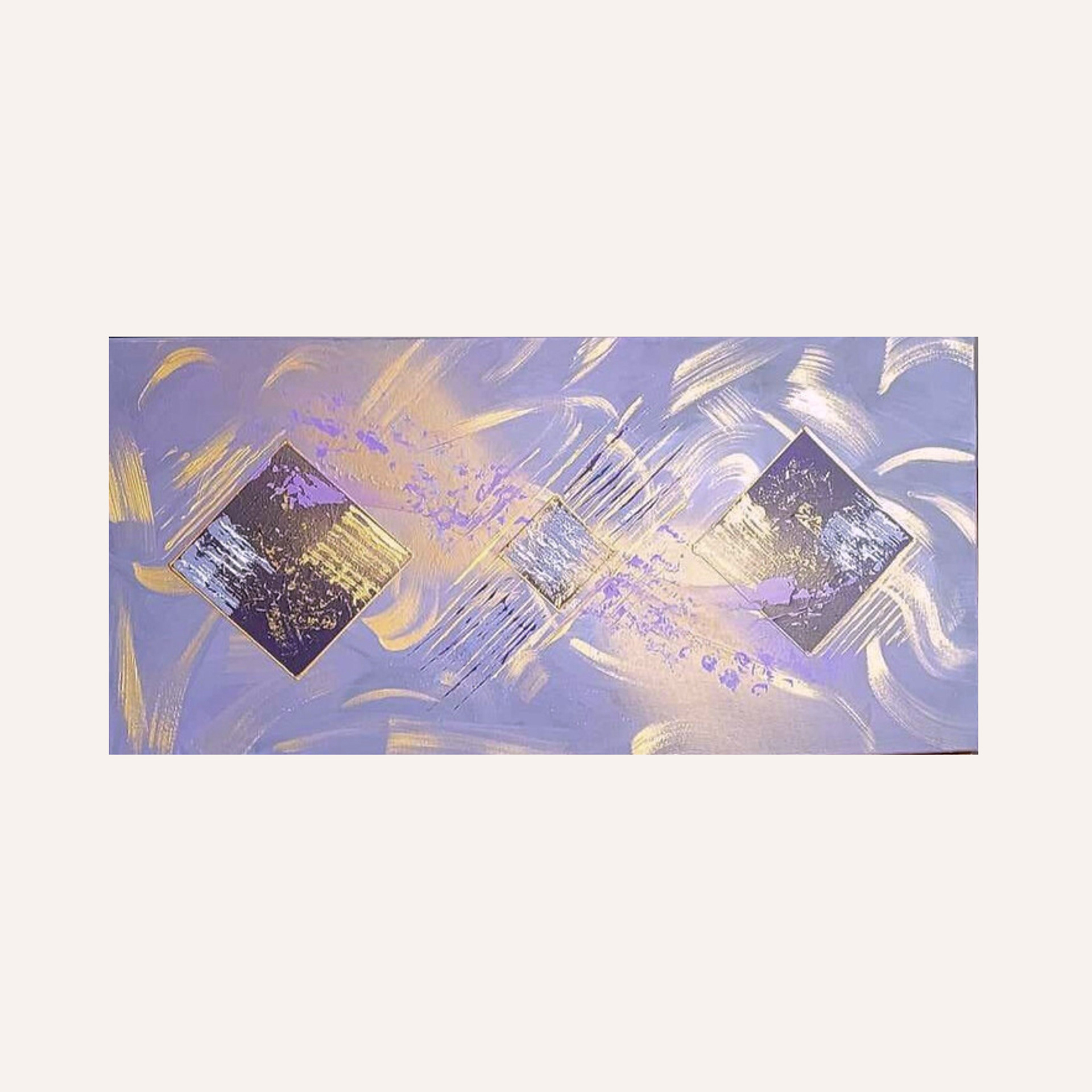 "Joyaux d'un cile d'hiver", 61x50, 2024. Collection privée.
