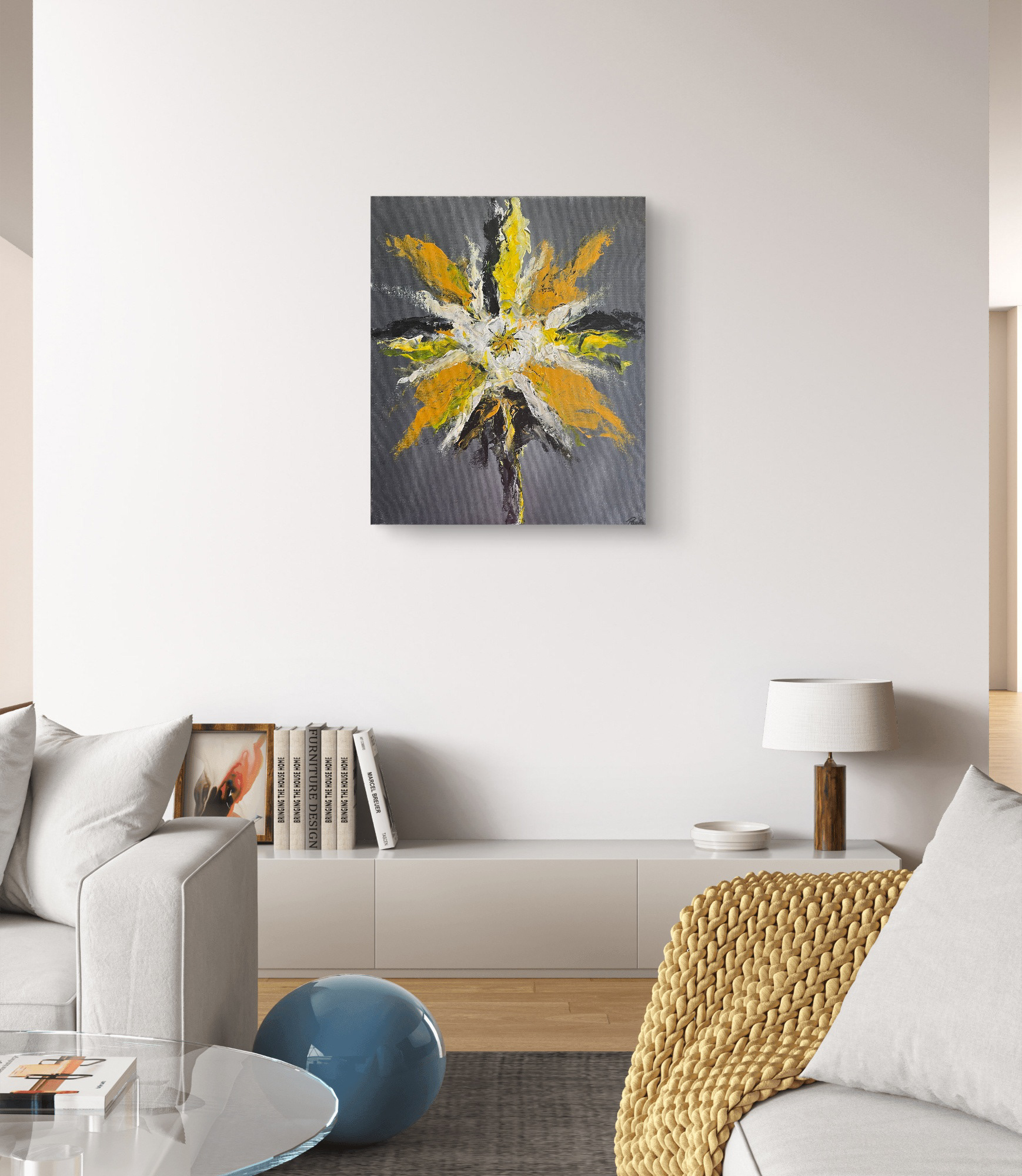 "Exploding star", 46x55, 2018.