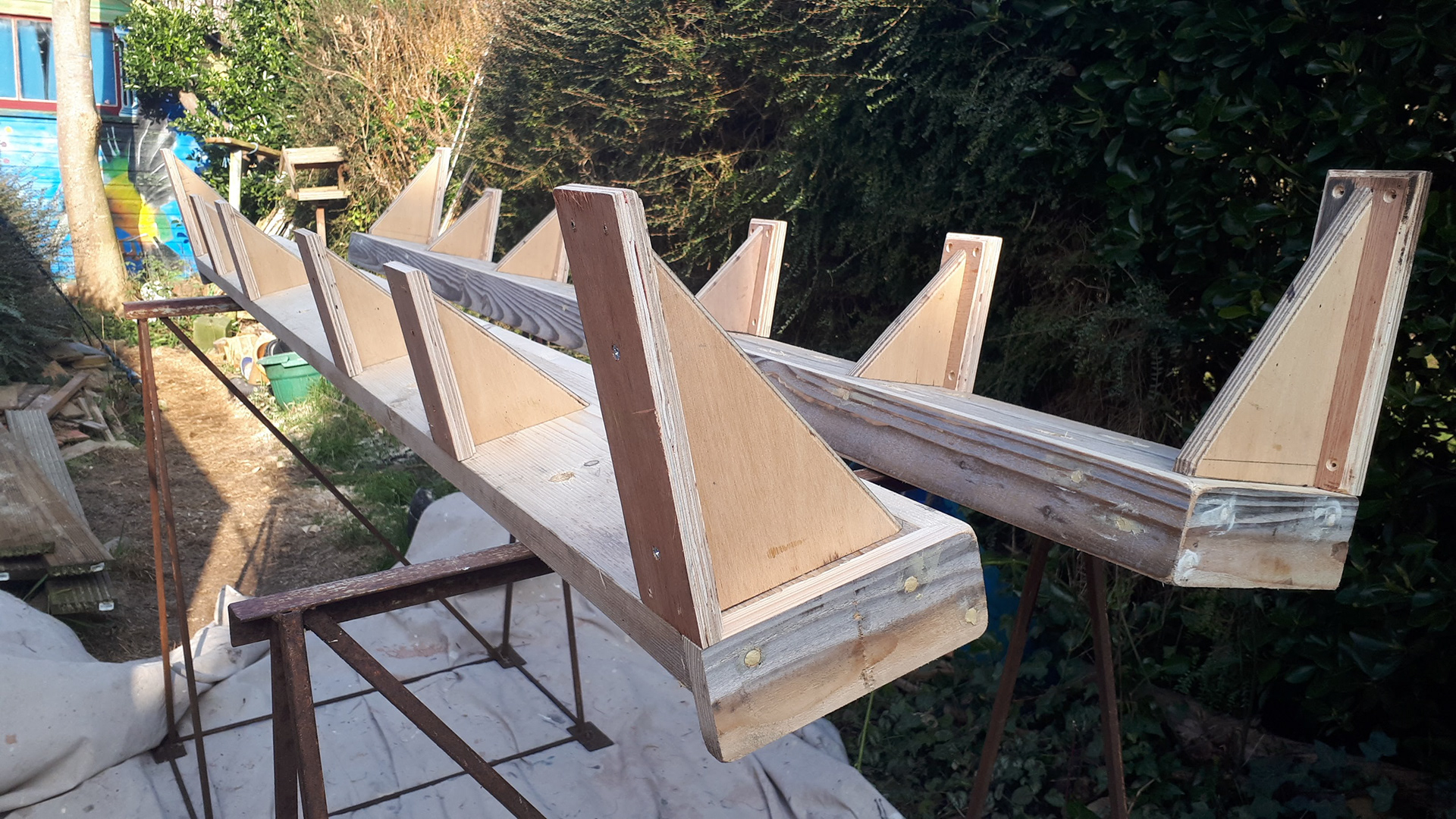 Outdoor shelves, Work in Progress