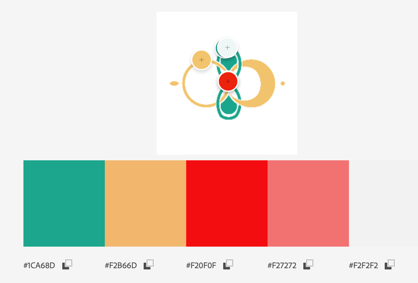 I played around with colors to finalize our palette