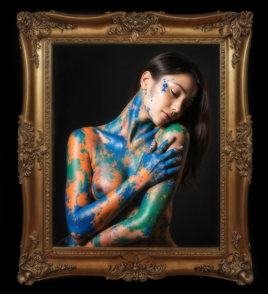 Colored woman body n°2