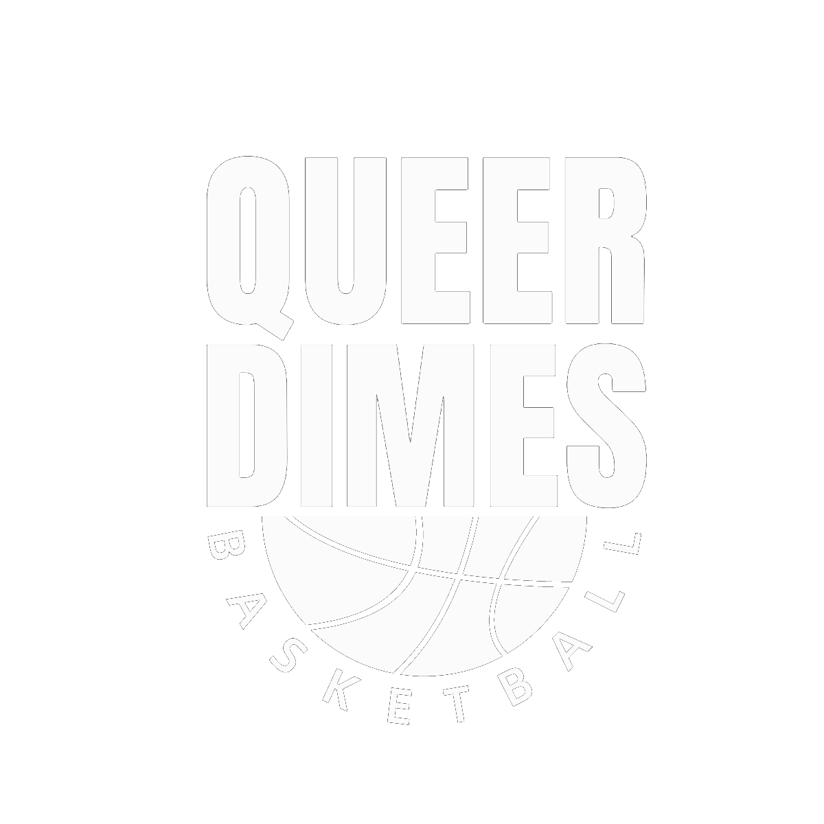 Queer Dimes Basketball Logo