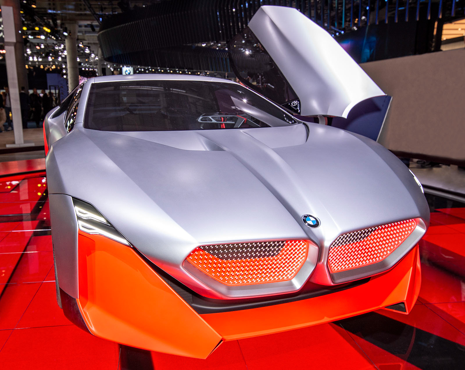 Konzeptstudie des BMW Vision M Next auf der IAA in Frankfurt. Messe Fotografie - Klaus Ohlenschläger Fotograf Frankfurt