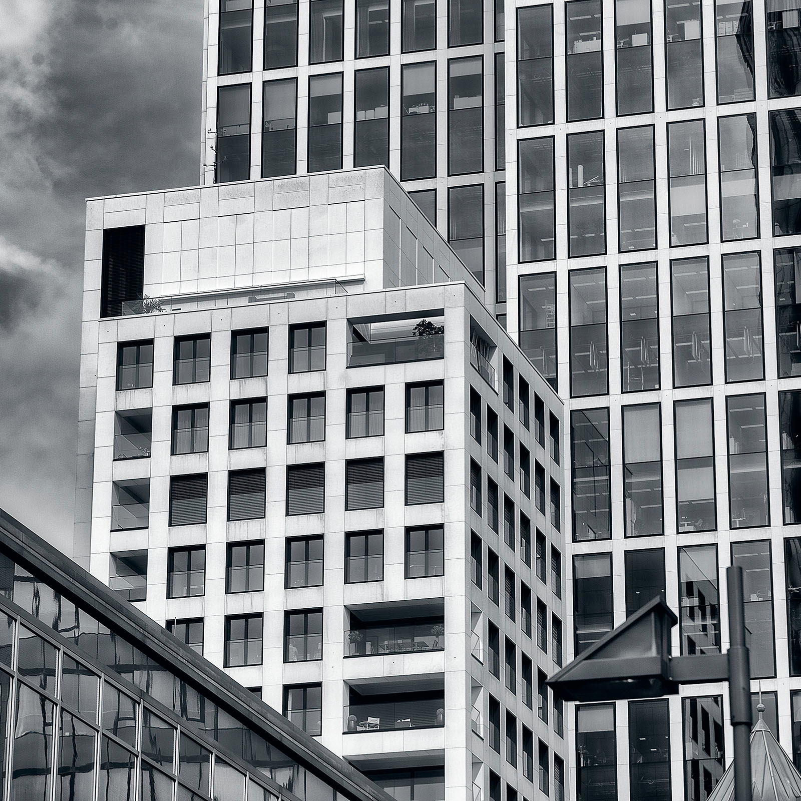 Detail des TaunusTurm in Frankfurt