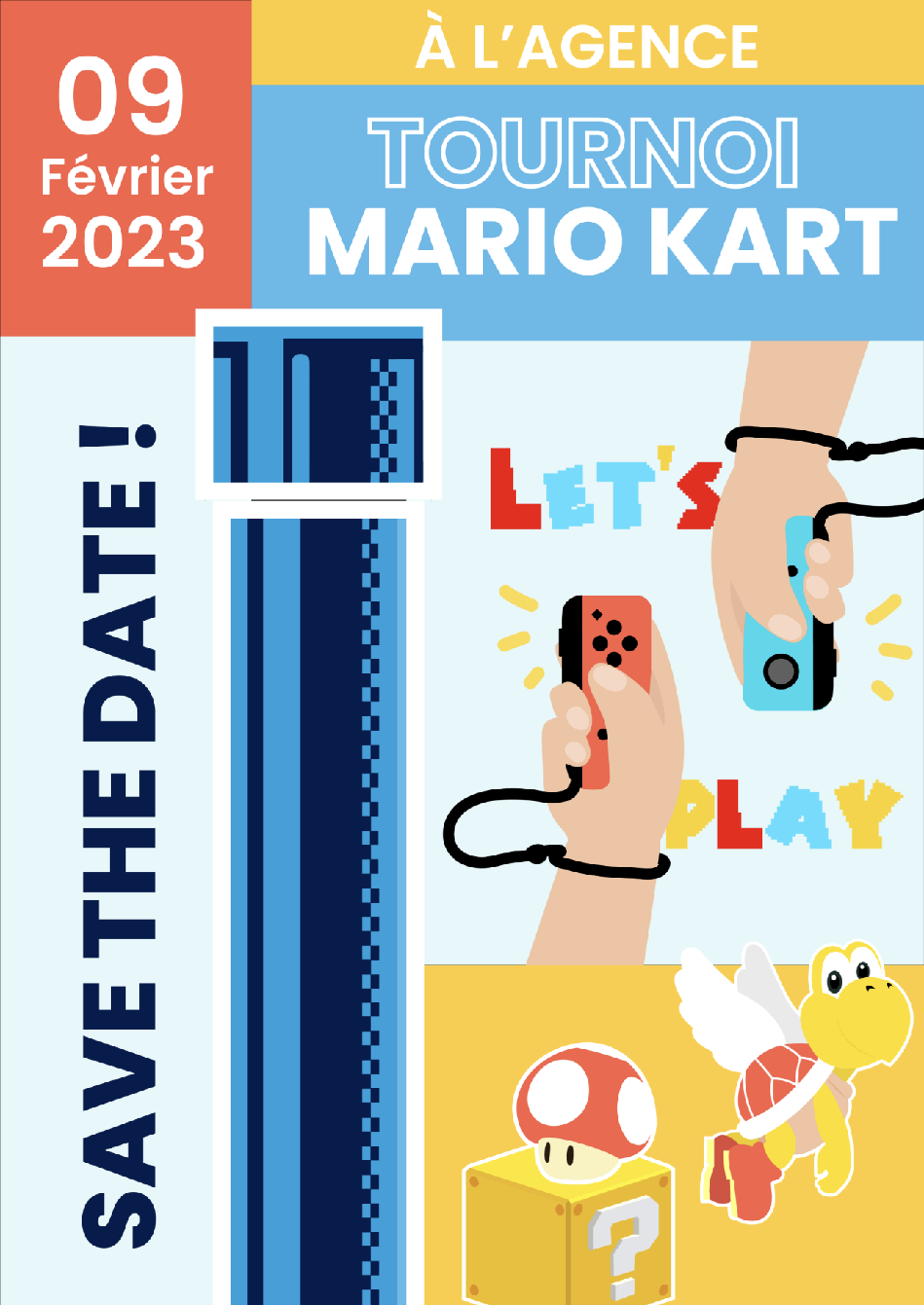 Affiche Tournoi Mario Kart