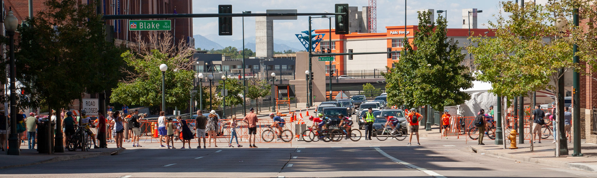Crossing Blake and 22nd Street