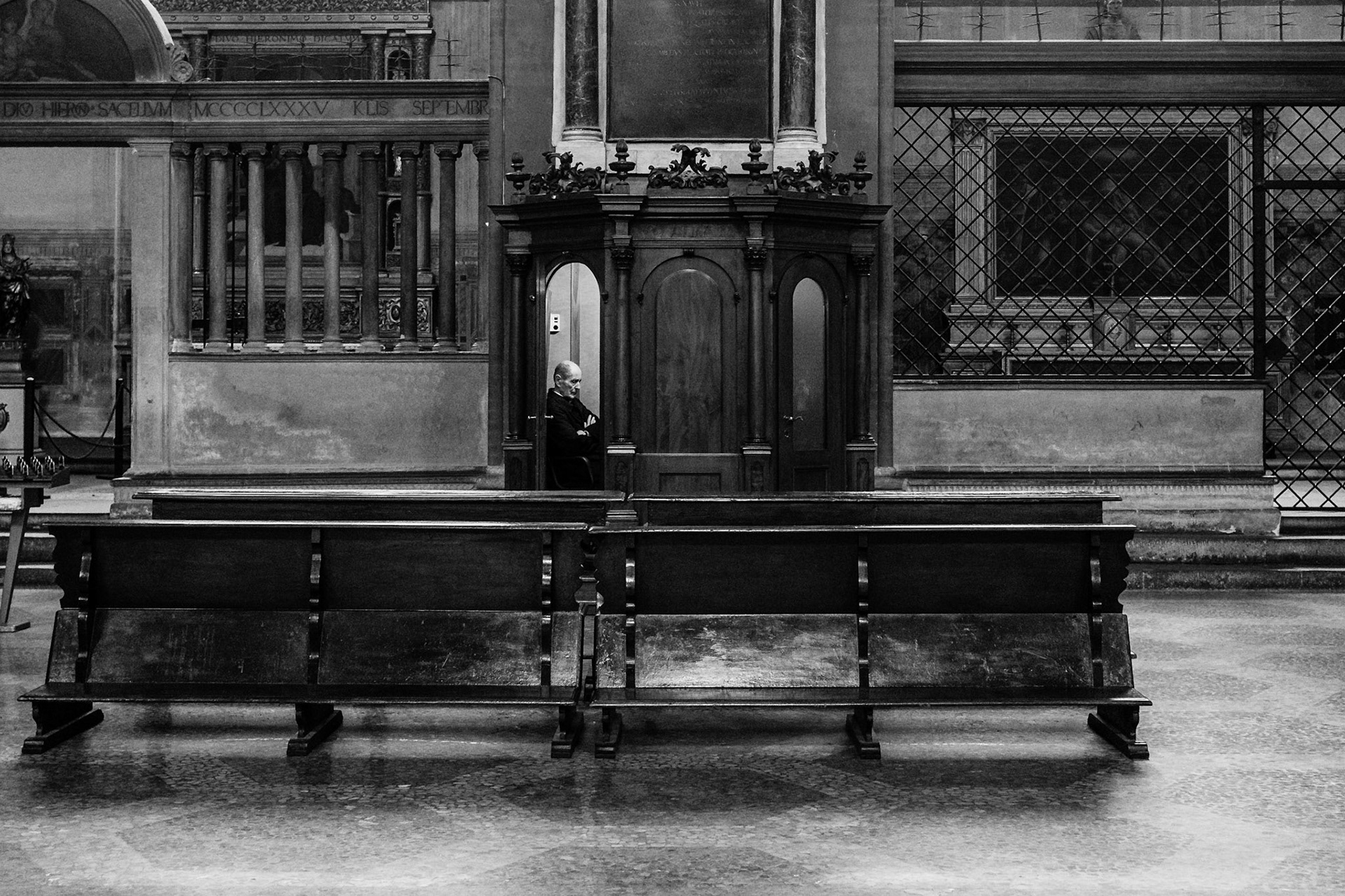 Nobody at confession