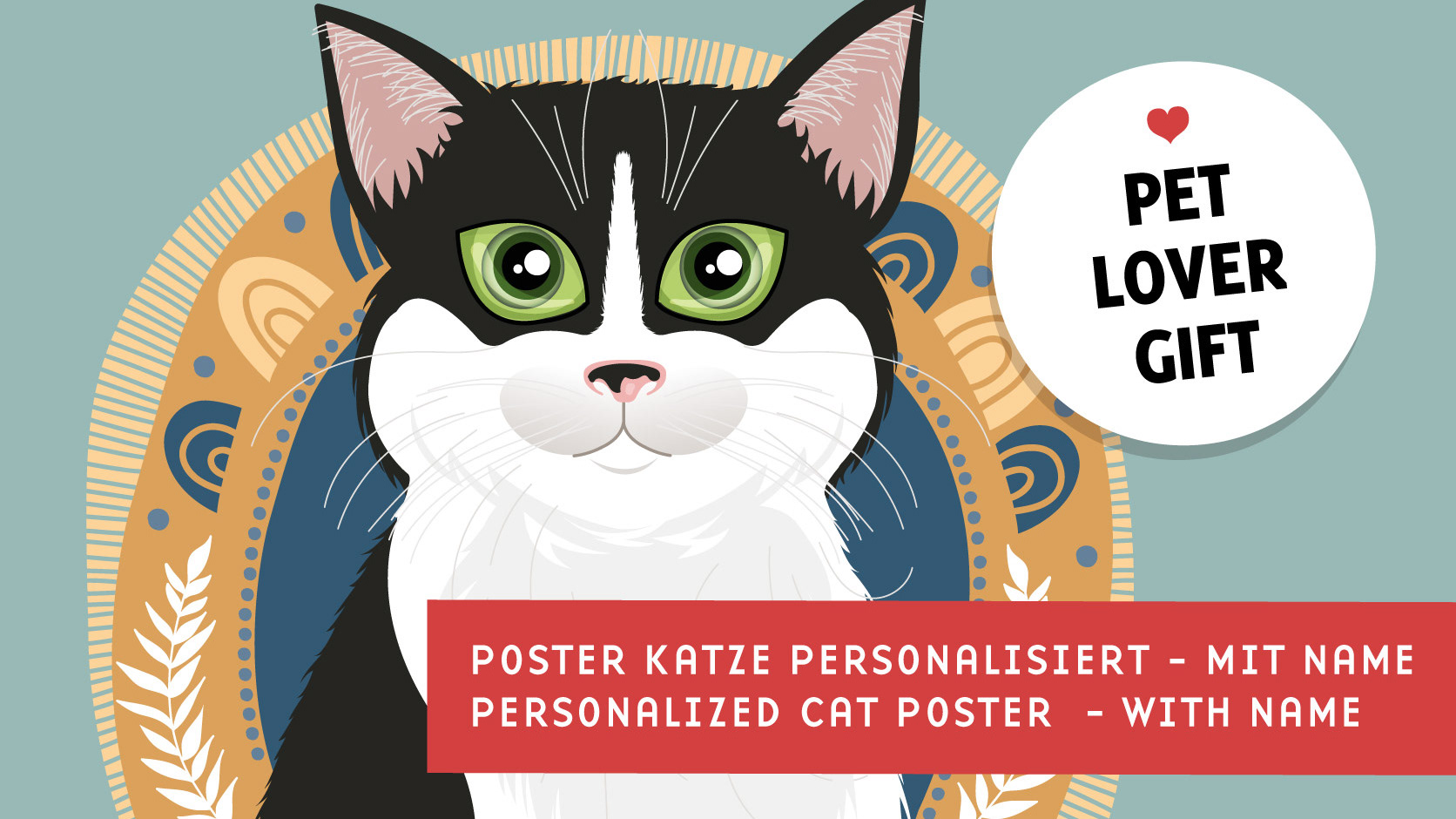 Anna Anjos Selected Portfolio Customizable Cat Poster Order It Now