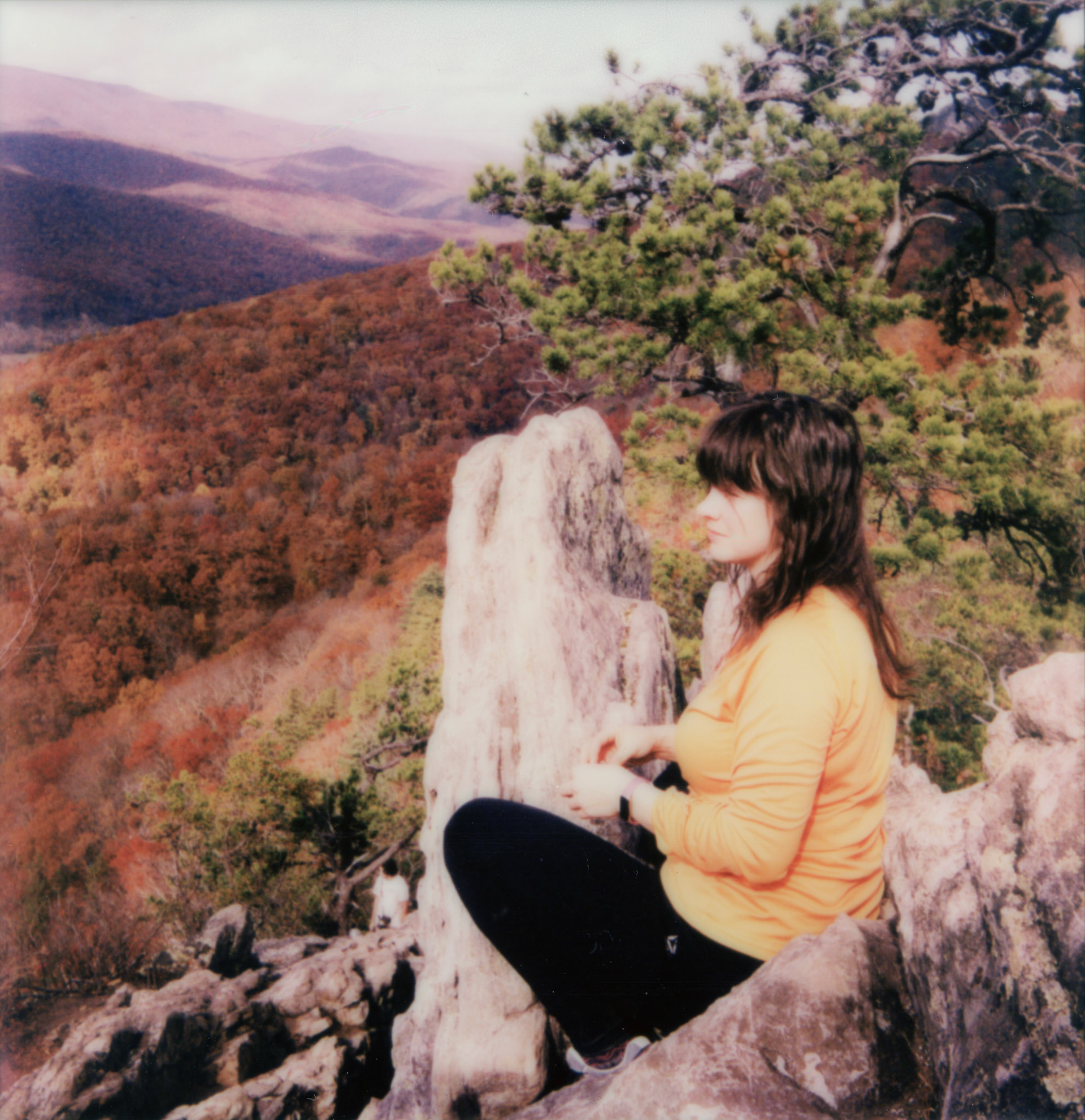 Polaroid 600 film - Seneca Rocks in October