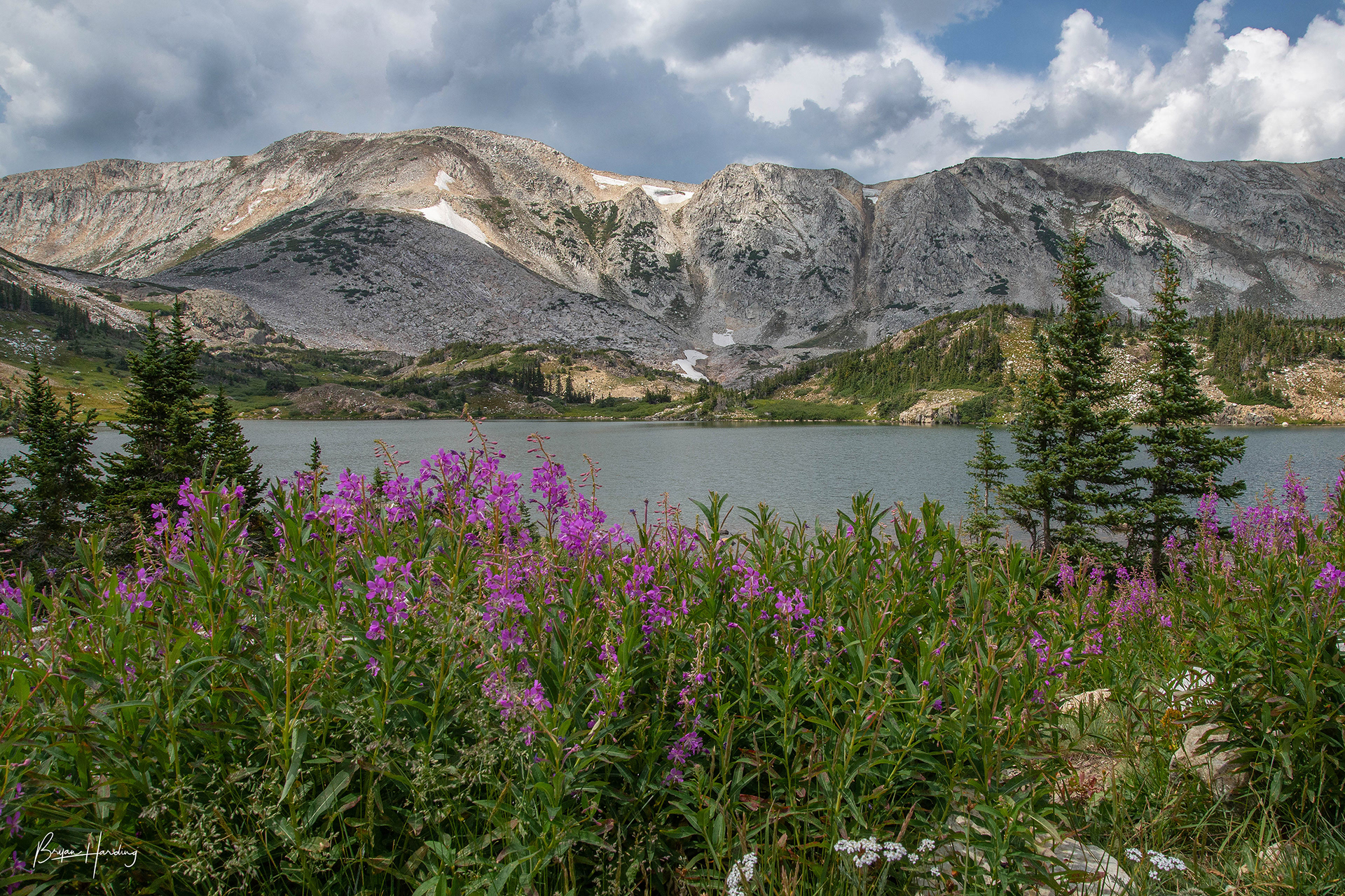 "Storm Closing in Over Medicine Bow Peak" - Snowy Range, Wyoming