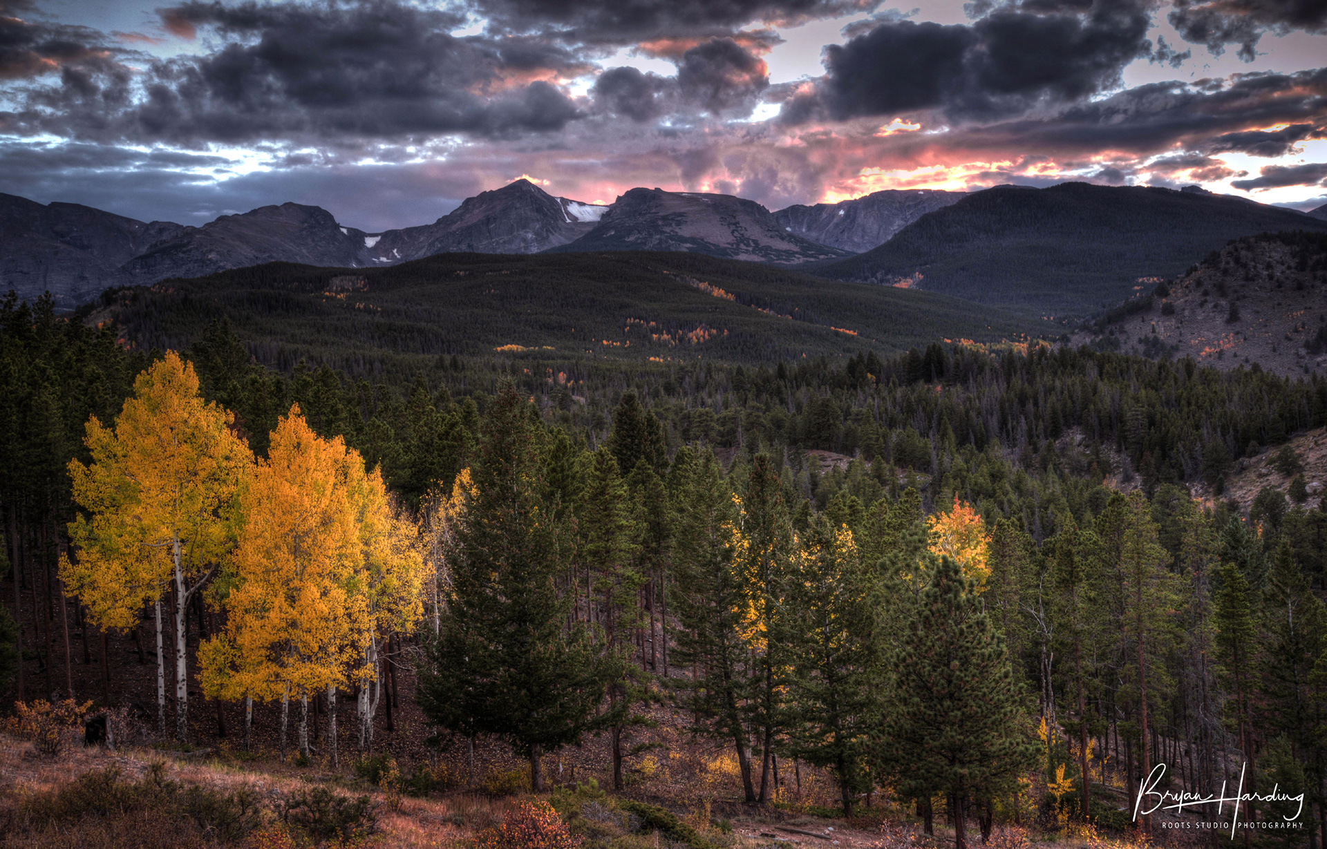 "Fall Descends on Rocky Mountain National Park" - Rocky Mountain National Park, Colorado