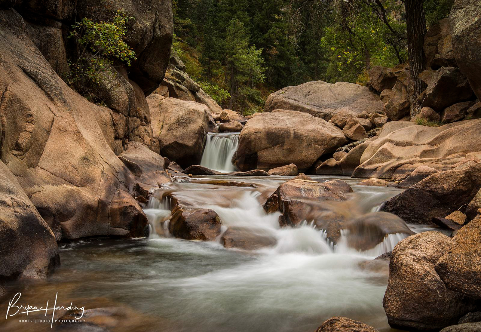 "Rocky Mountain Cascade" - St. Vrain Creek - Boulder County, Colorado