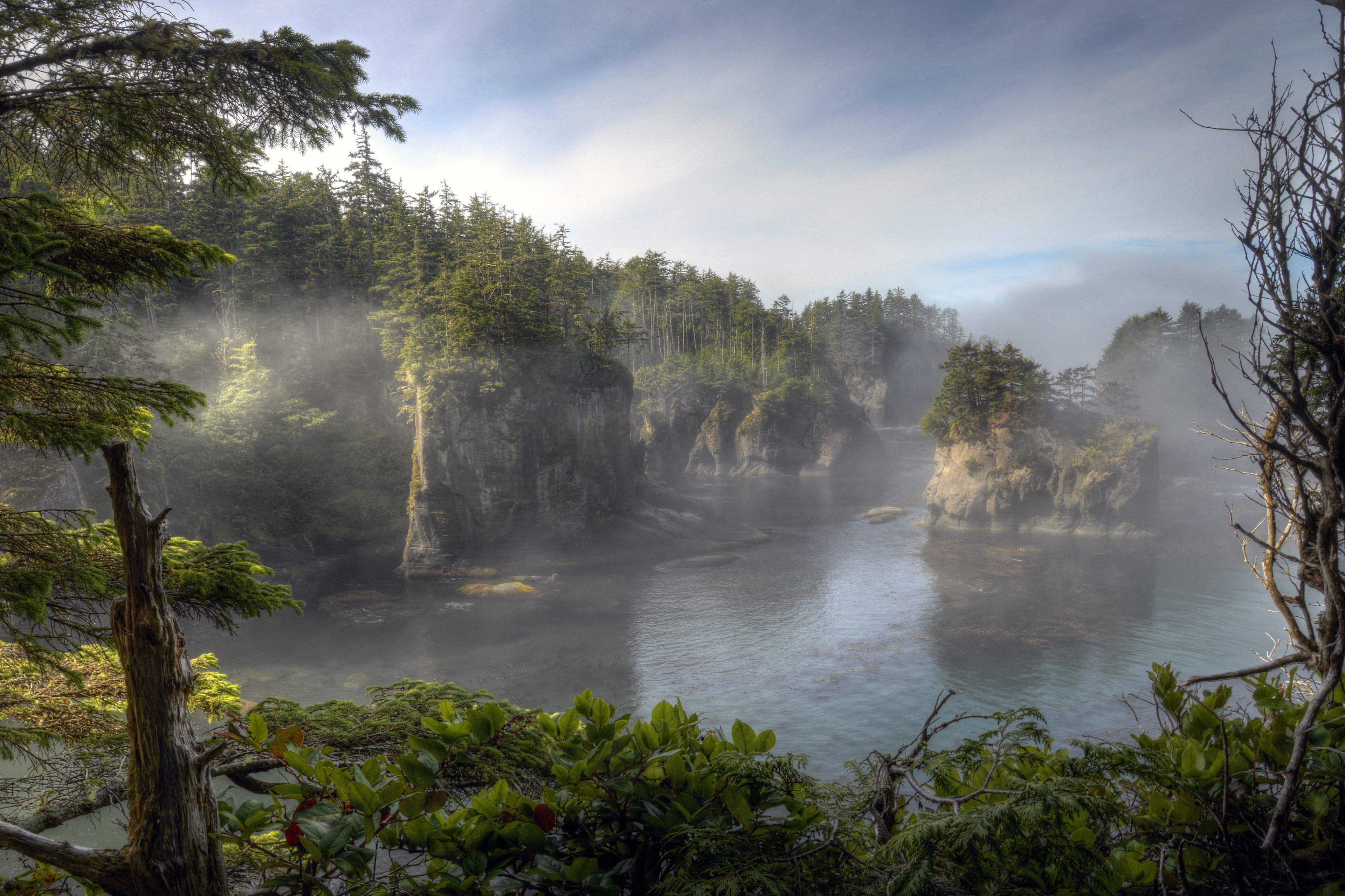 "Clearing Mist Over Cape Flattery" - Cape Flattery, Washington