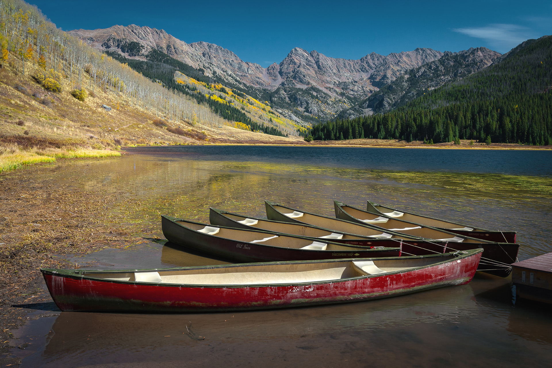 "Colorado Canoes" - Piney Lake - Eagle County, Colorado