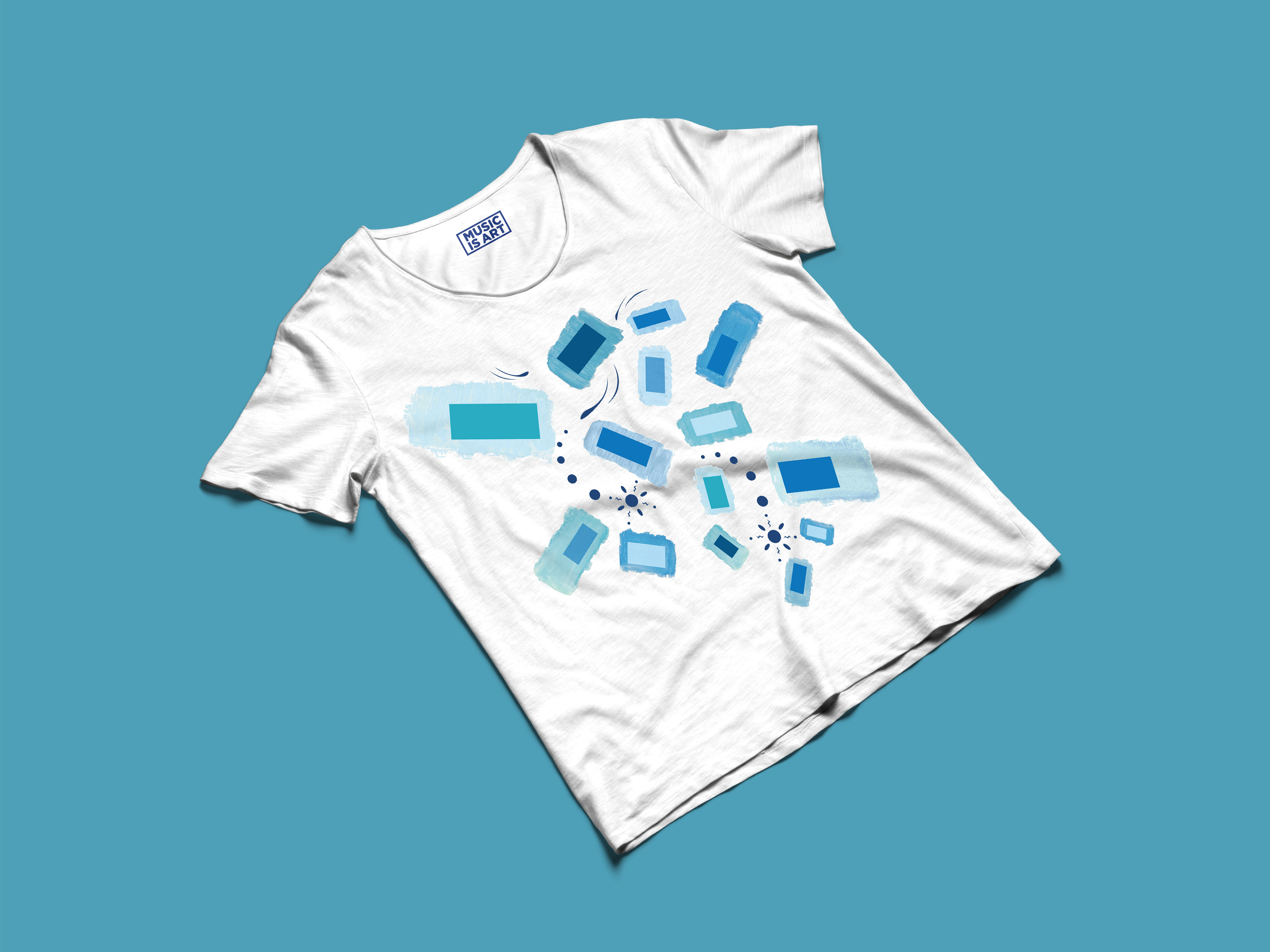 Jazz T-Shirt Mockup 1 (Front Side)